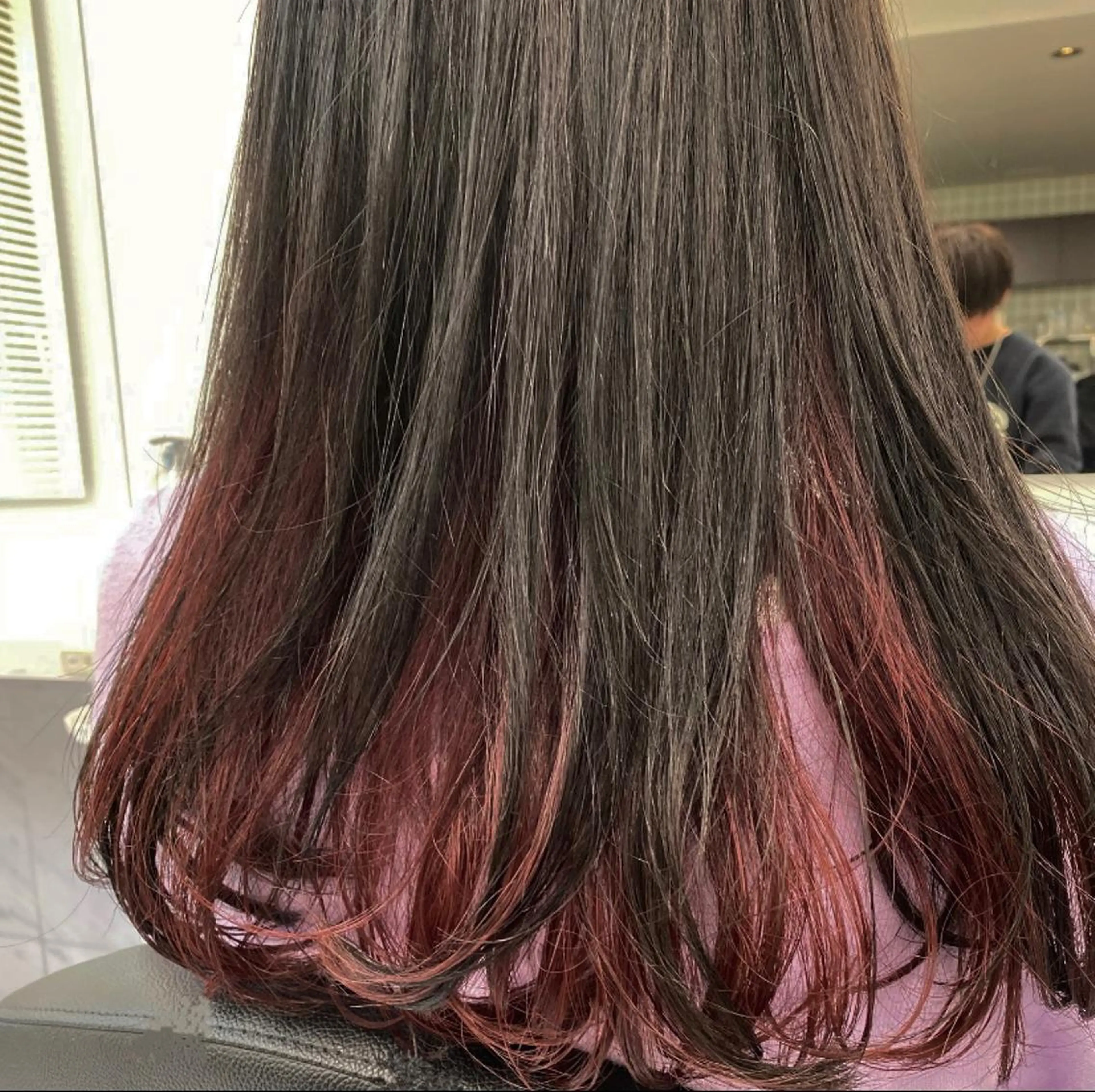 セミロング カラー ヘアアレンジ インナーカラー ピンクカラー Alea by  little横浜所属・💞あざと可愛い💞 児玉大地のヘアスタイル