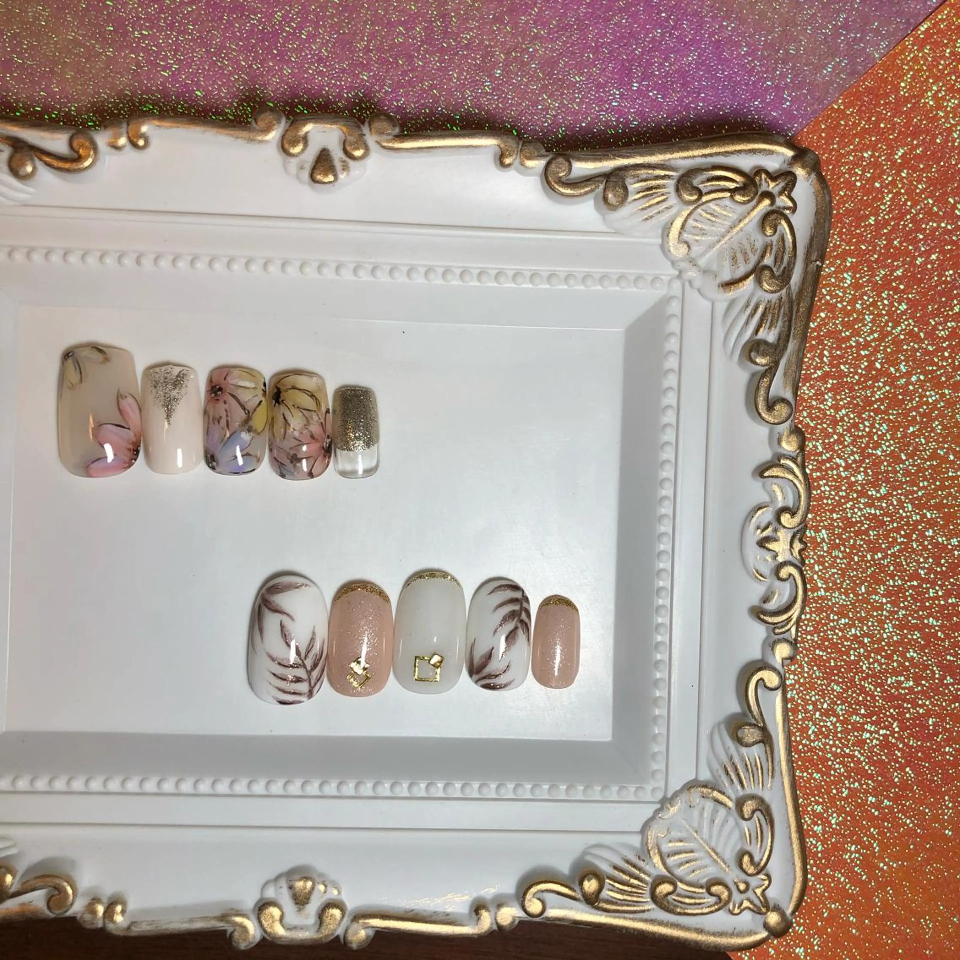 ネイル アートネイル フラワーネイル 夏ネイル Nail salon JASMINEのネイルデザイン