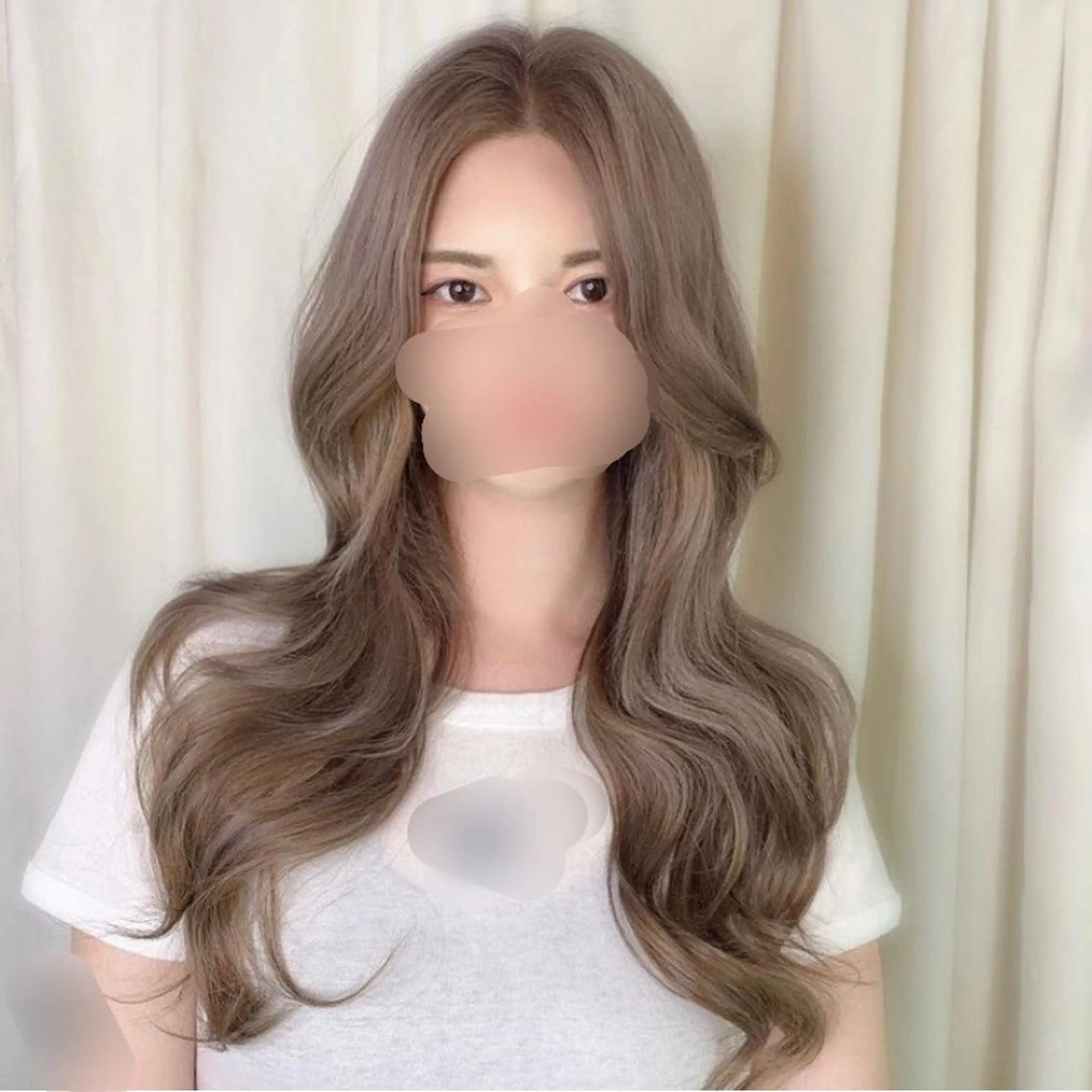 ロング カラー ハイトーンカラー ヨシンモリ ハマサキ 【店長】のヘアスタイル