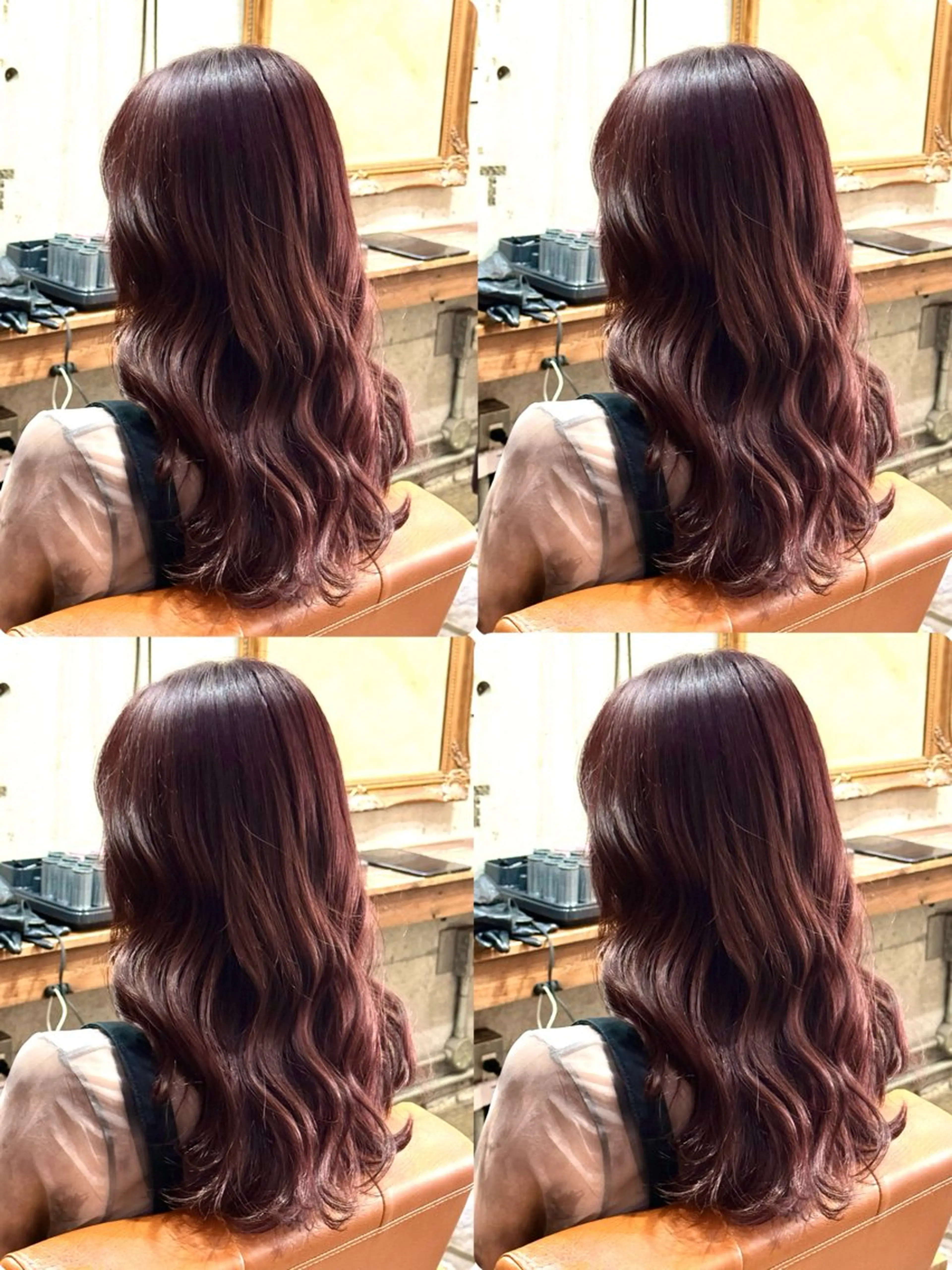 セミロング カラー カット ヘアカラー トリートメント ✂︎cadre✂︎ 🪶かまだれいし🪶のヘアスタイル