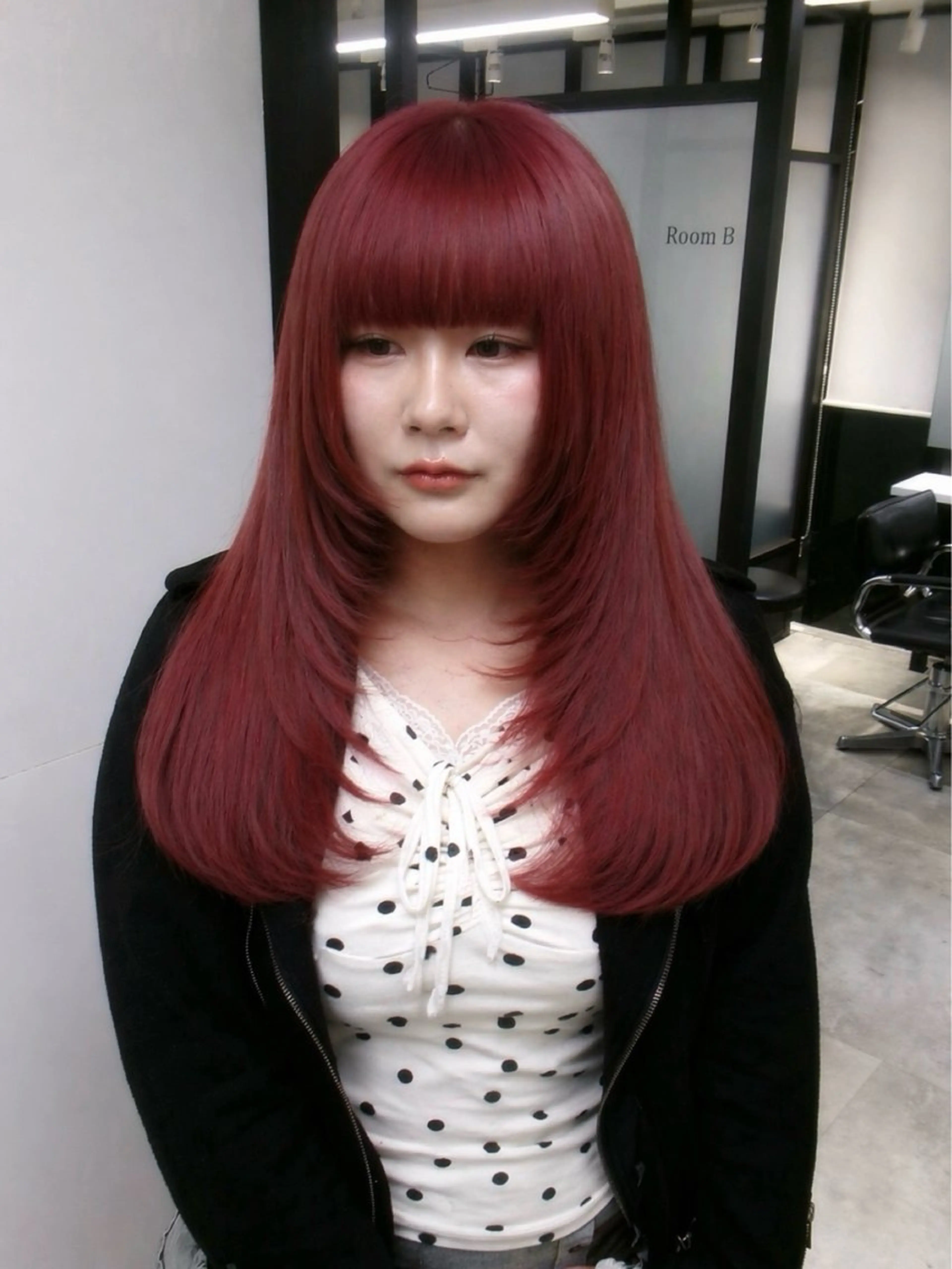 ロング カラー カット ヘアカラー トリートメント MIMI🌻໋᳝݊ 個性派カラー⑅ ⸝꙳のヘアスタイル