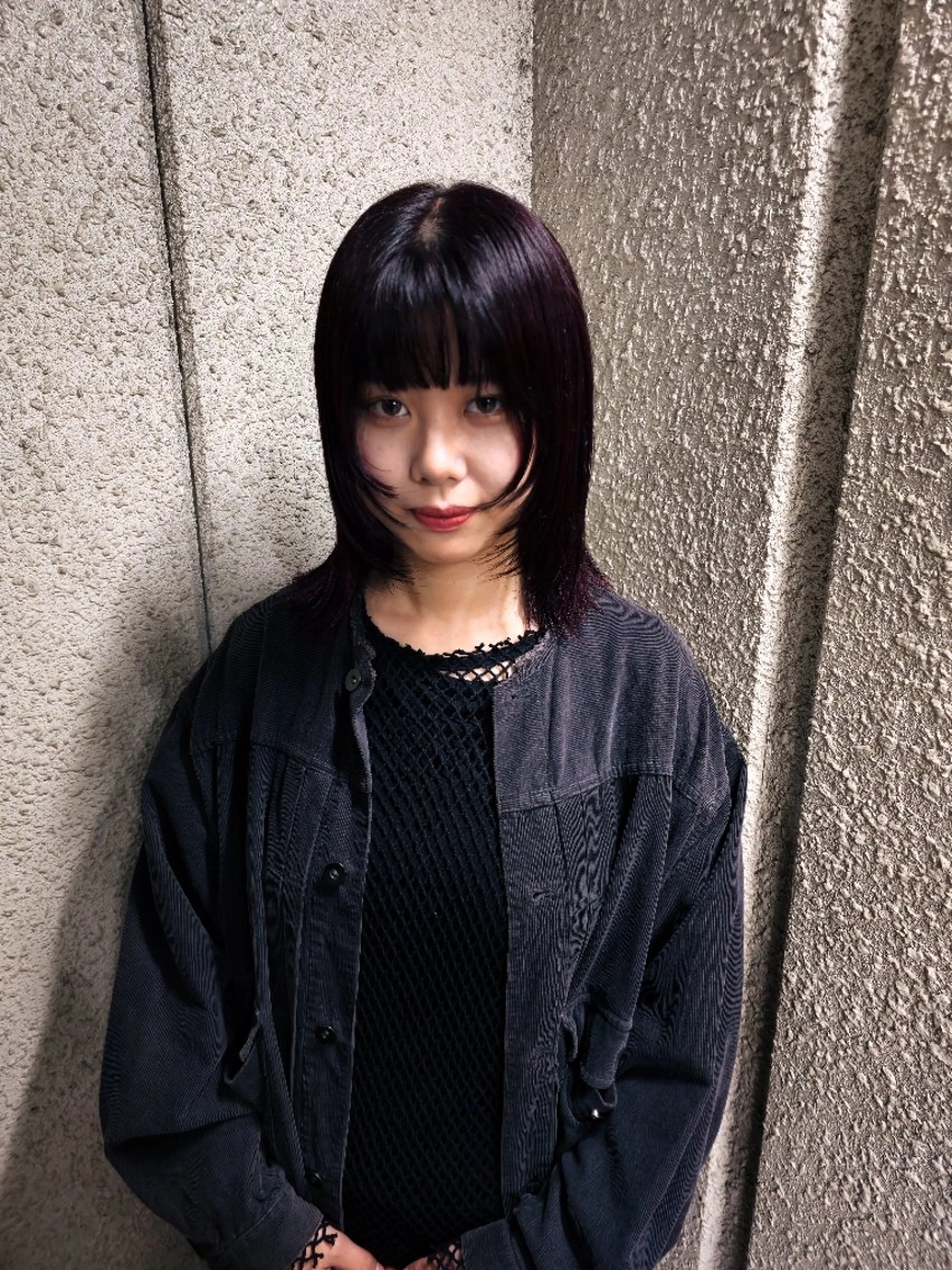 ミディアム カラー OMA　 カタギシのヘアスタイル