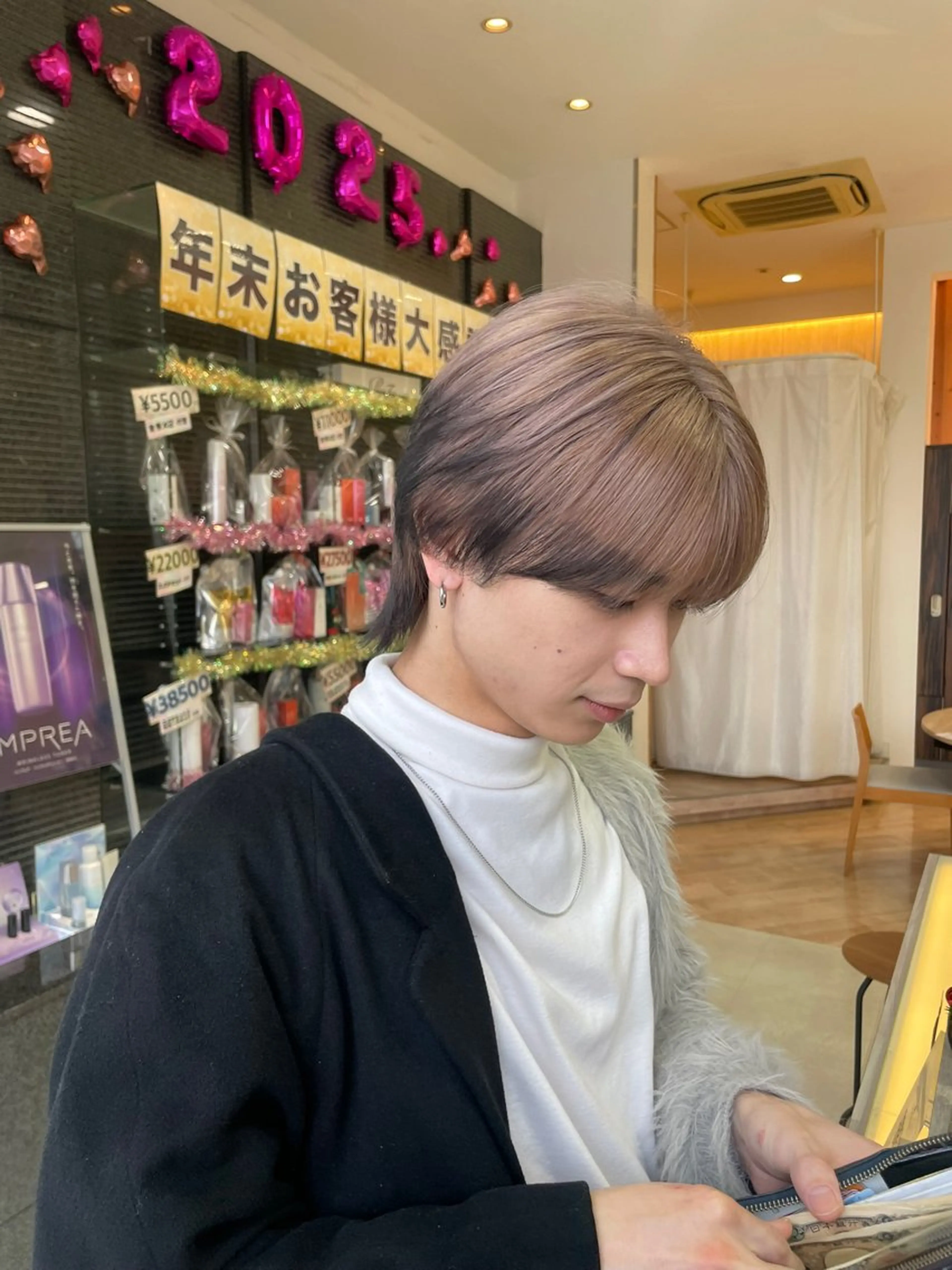 カラー メンズ メンズブリーチ ブリーチ カット ヘアカラー トリートメント ✨似合わせ特化美容師 WILL上村　拳吾のヘアスタイル