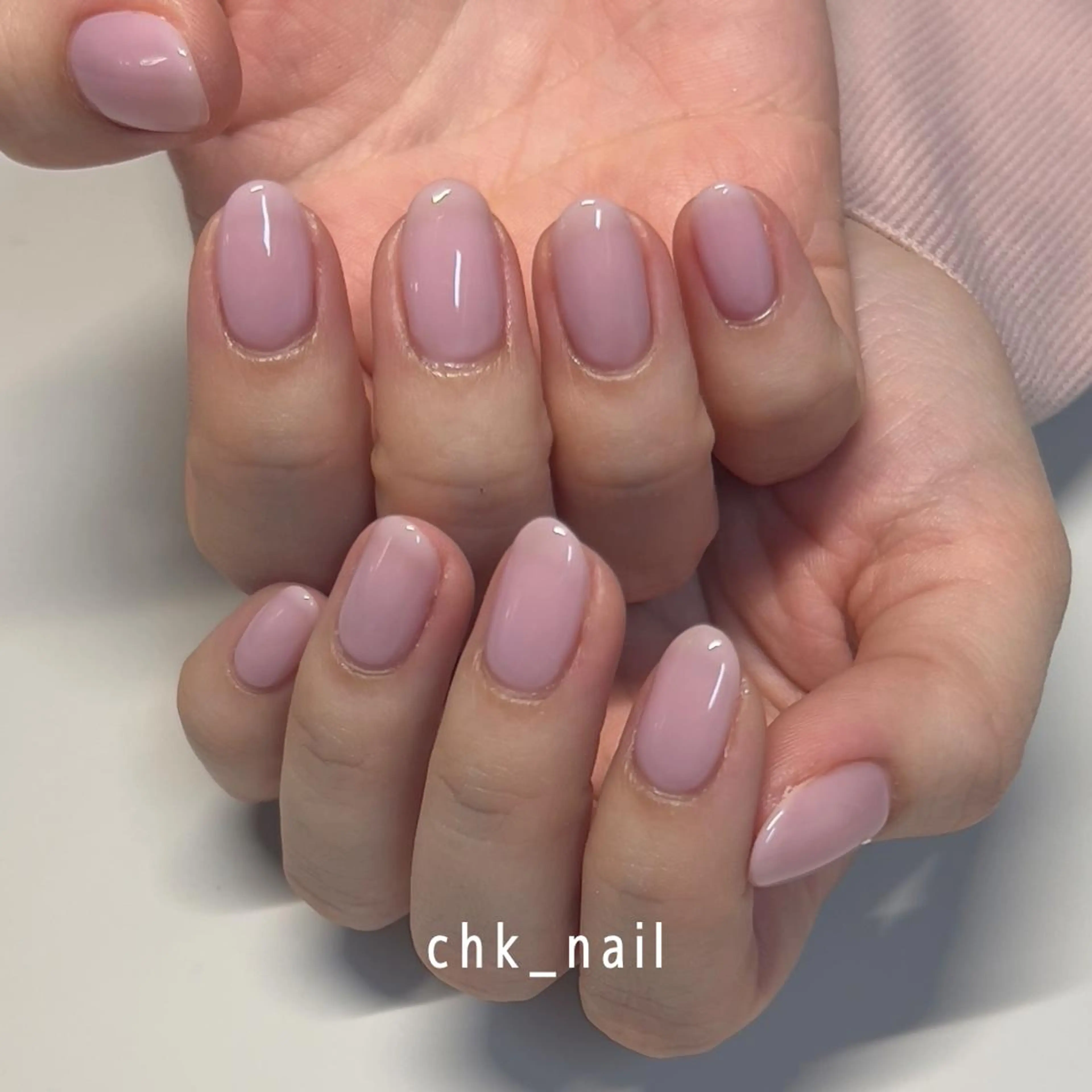 ネイル ワンカラーネイル ハンドネイル takahashi chikaのネイルデザイン