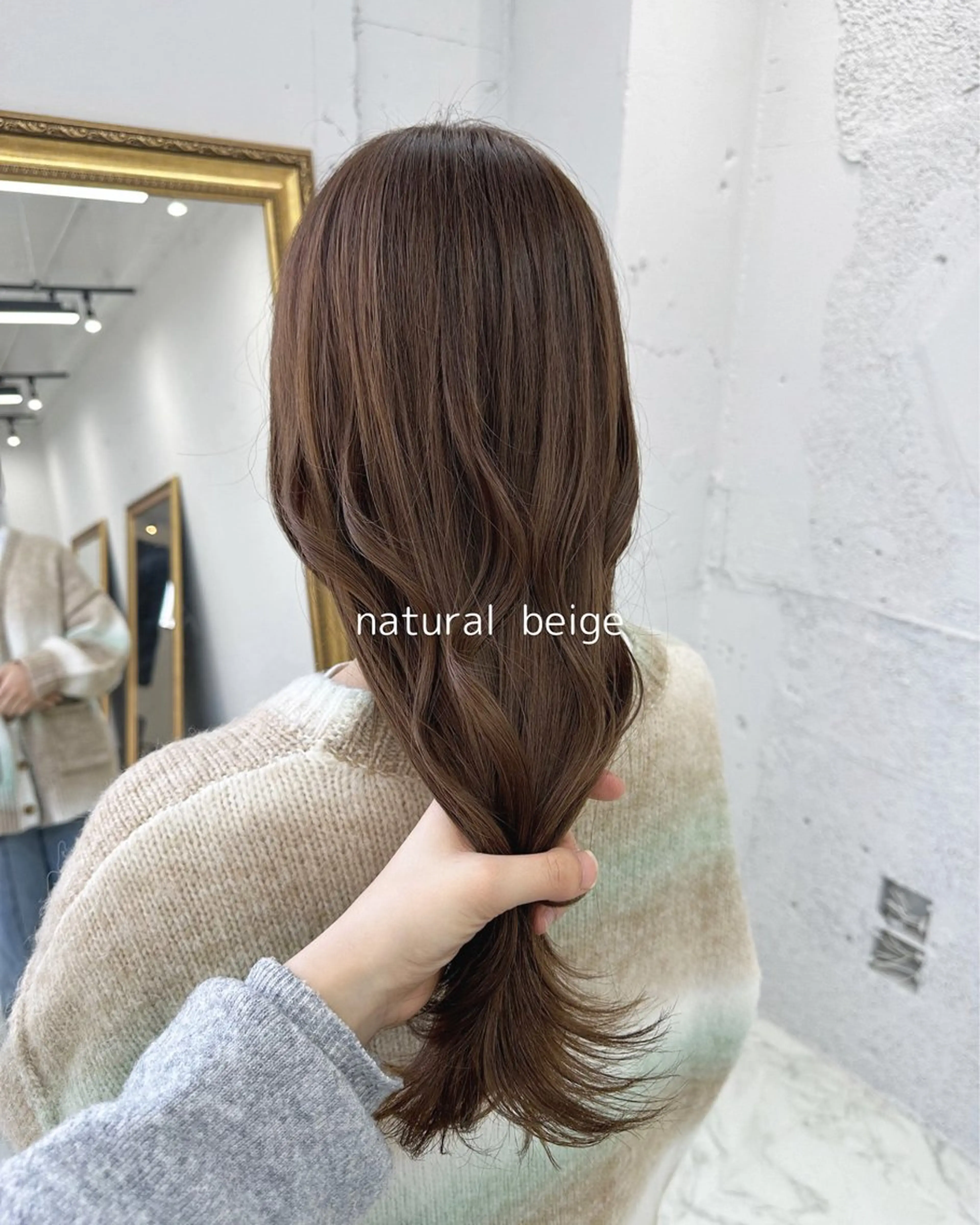 ミディアム カット ヘアカラー トリートメント ミディアム/レイヤー ハイライト/aikaのヘアスタイル