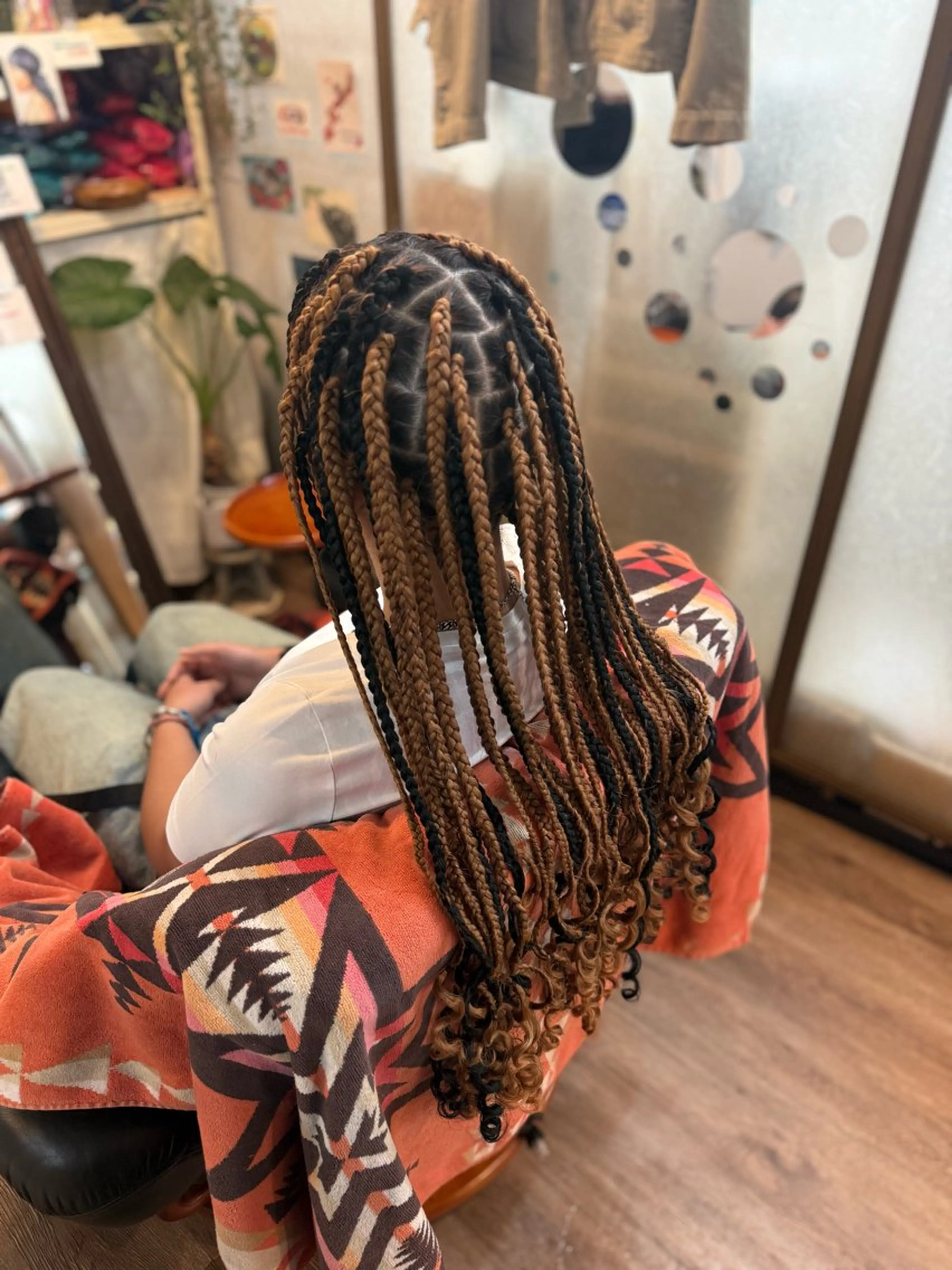 ロング パーマ ヘアアレンジ エクステ scamp⭐️ さくらのヘアスタイル