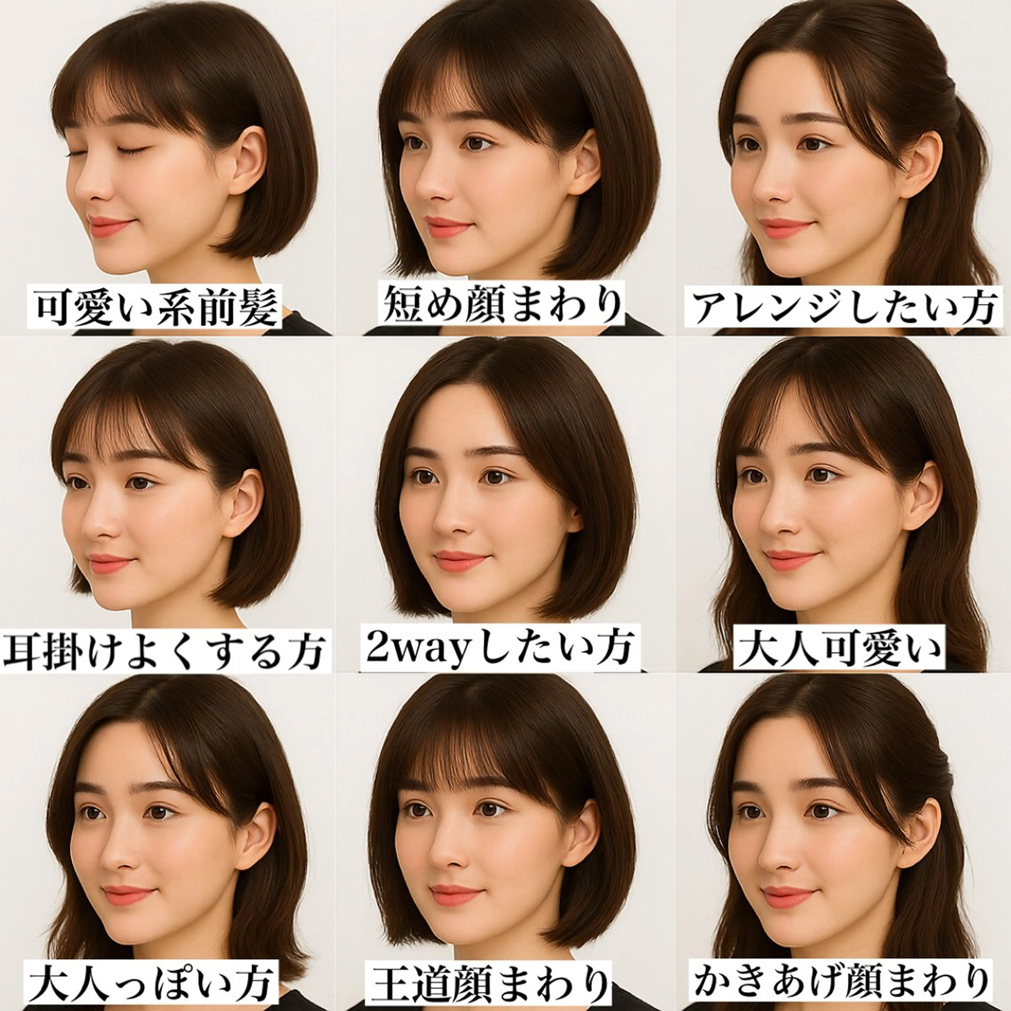 ミディアム カット トリートメント 池袋/似合わせ/縮毛 髪質改善【ugen】のヘアスタイル