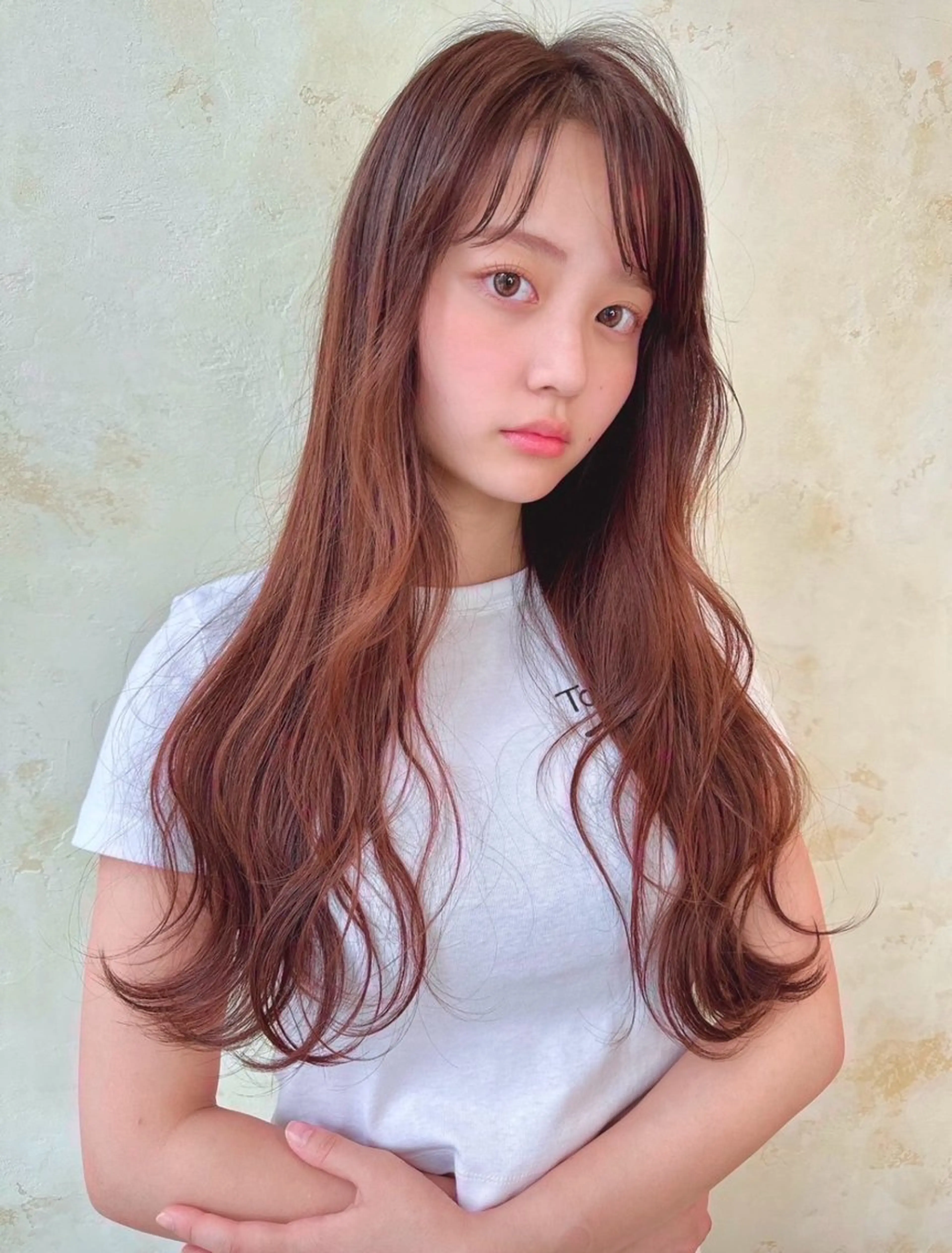 ロング カット ヘアカラー トリートメント 髪質改善/透明感艶 カラー/💎まな💎のヘアスタイル