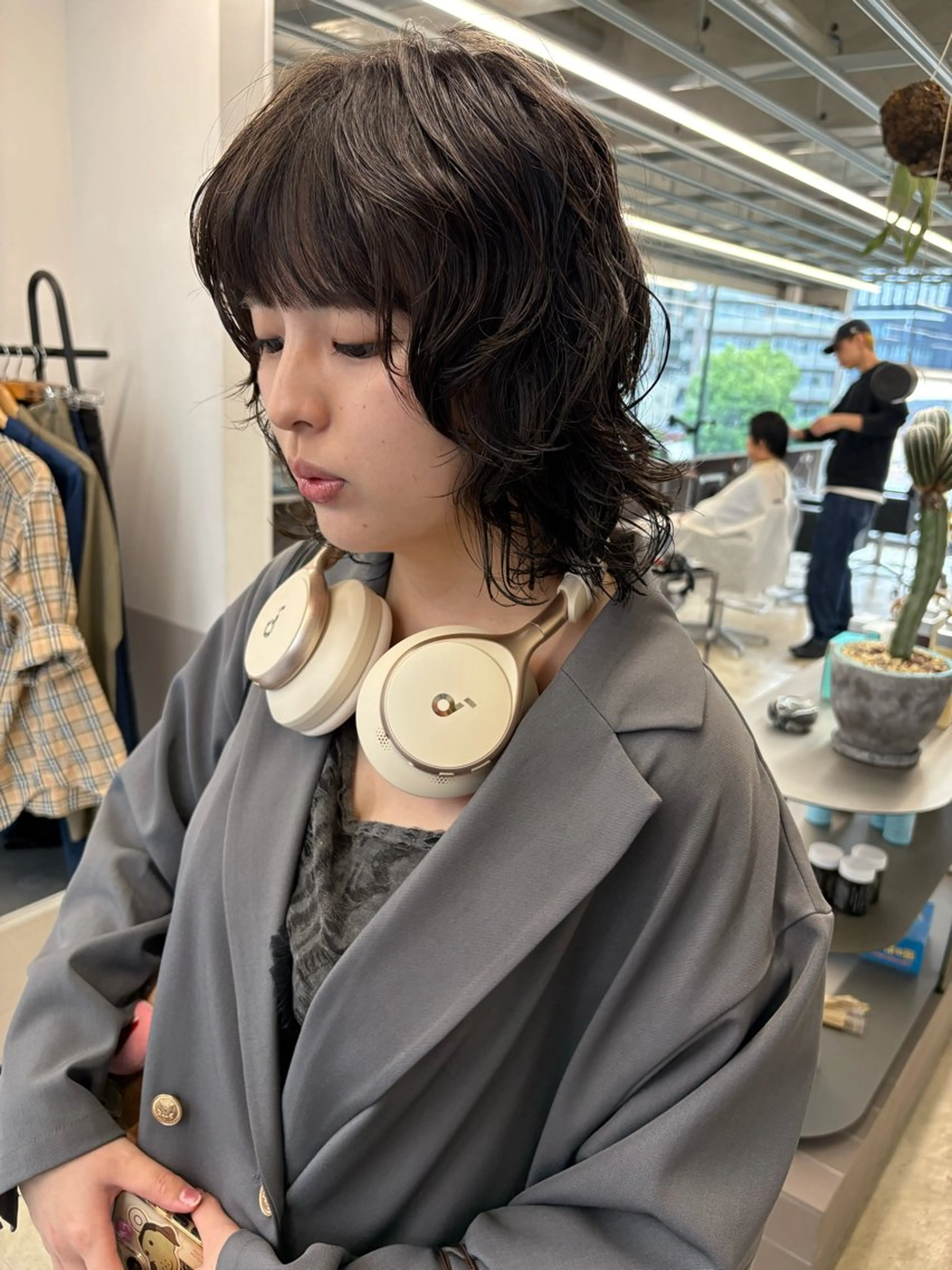 ミディアム カラー レイヤーカット カット ヘアカラー トリートメント 似合わせカット レイヤー/ボブのヘアスタイル