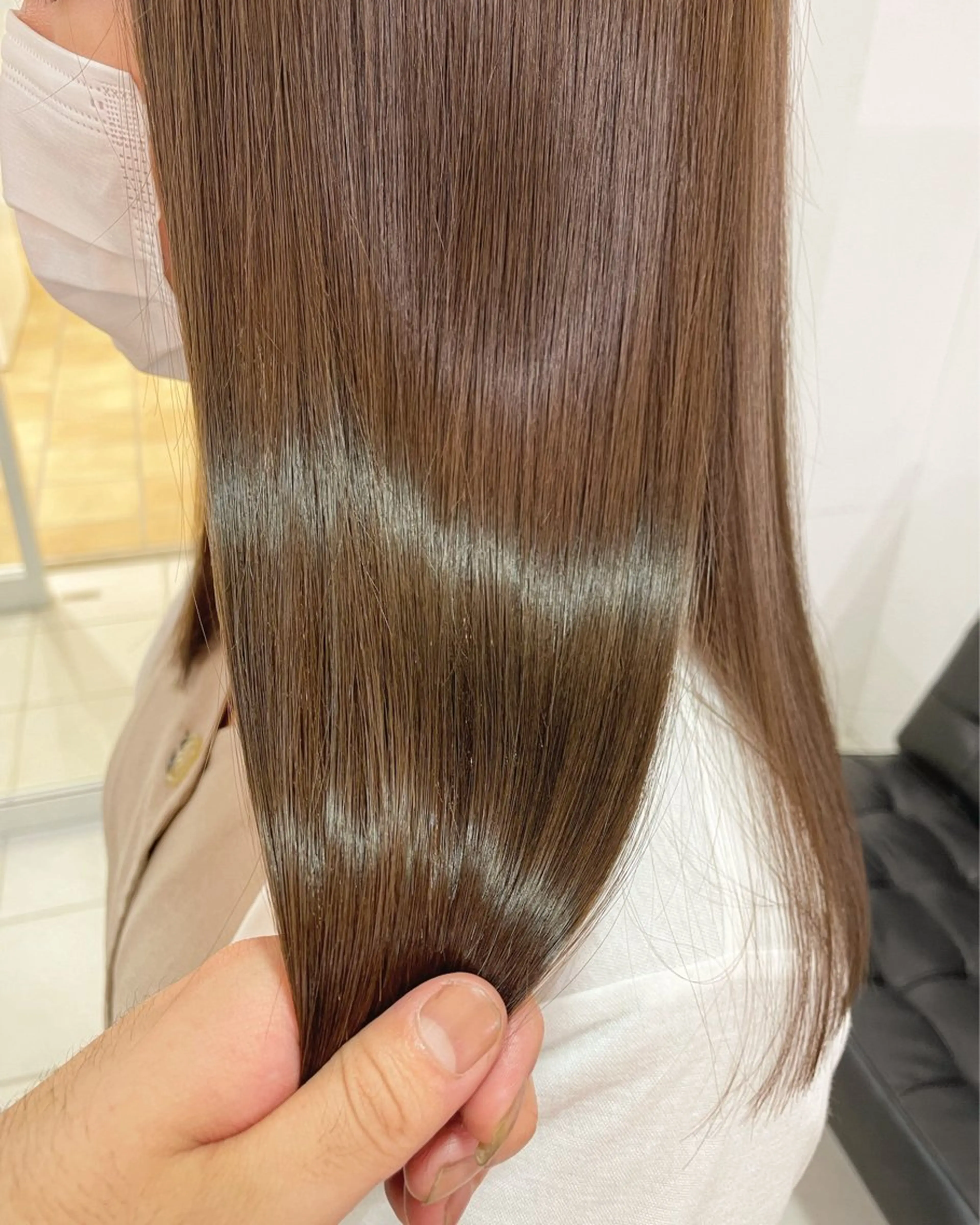 ロング カラー アッシュ ベージュカラー 透明感カラー カット ヘアカラー トリートメント 堀江将太朗/恵比寿/ メンズカットのヘアスタイル