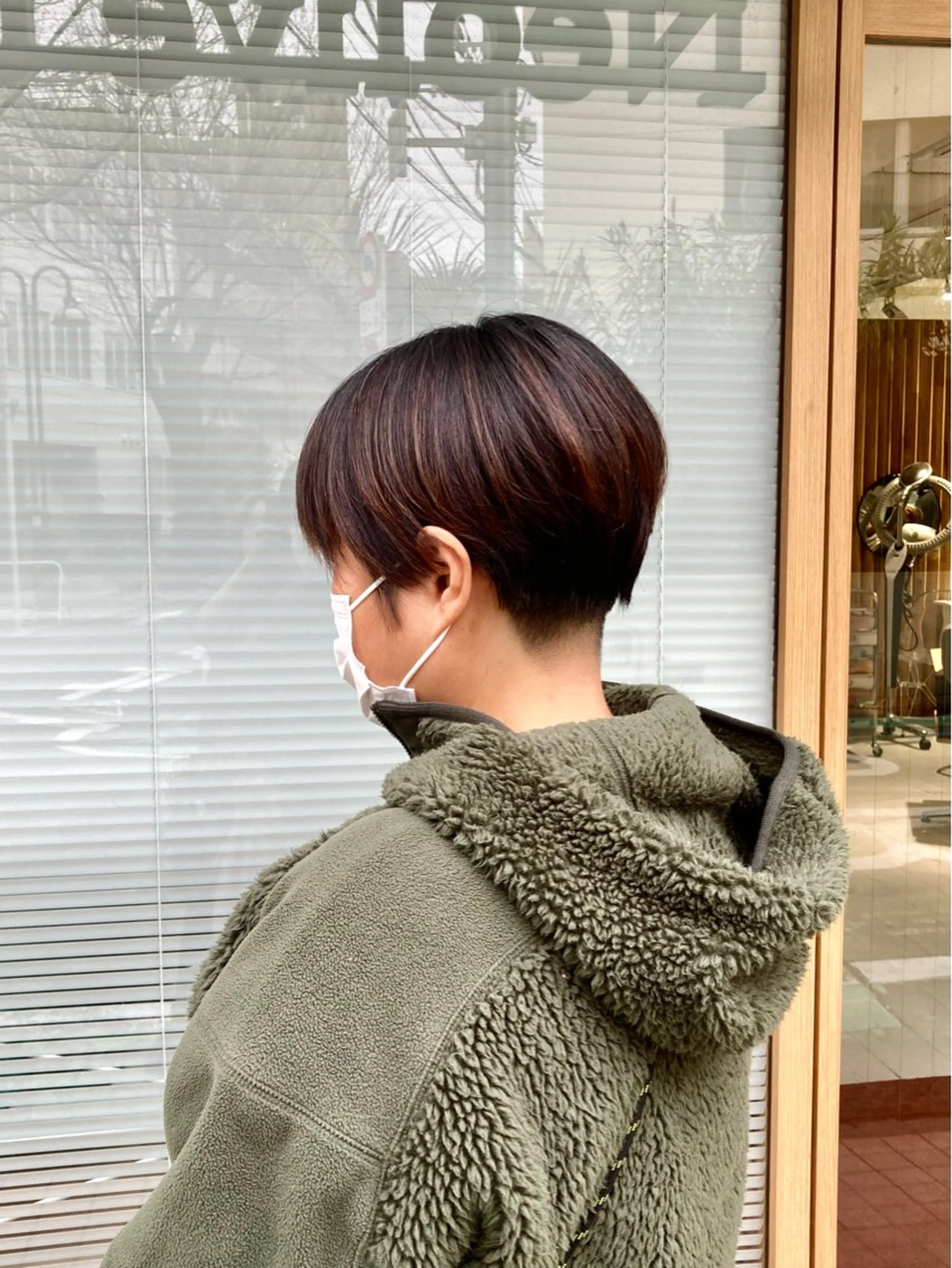ショート カット ヘアカラー トリートメント 🫧ゆうき🪽 髪質改善/ハイライトのヘアスタイル