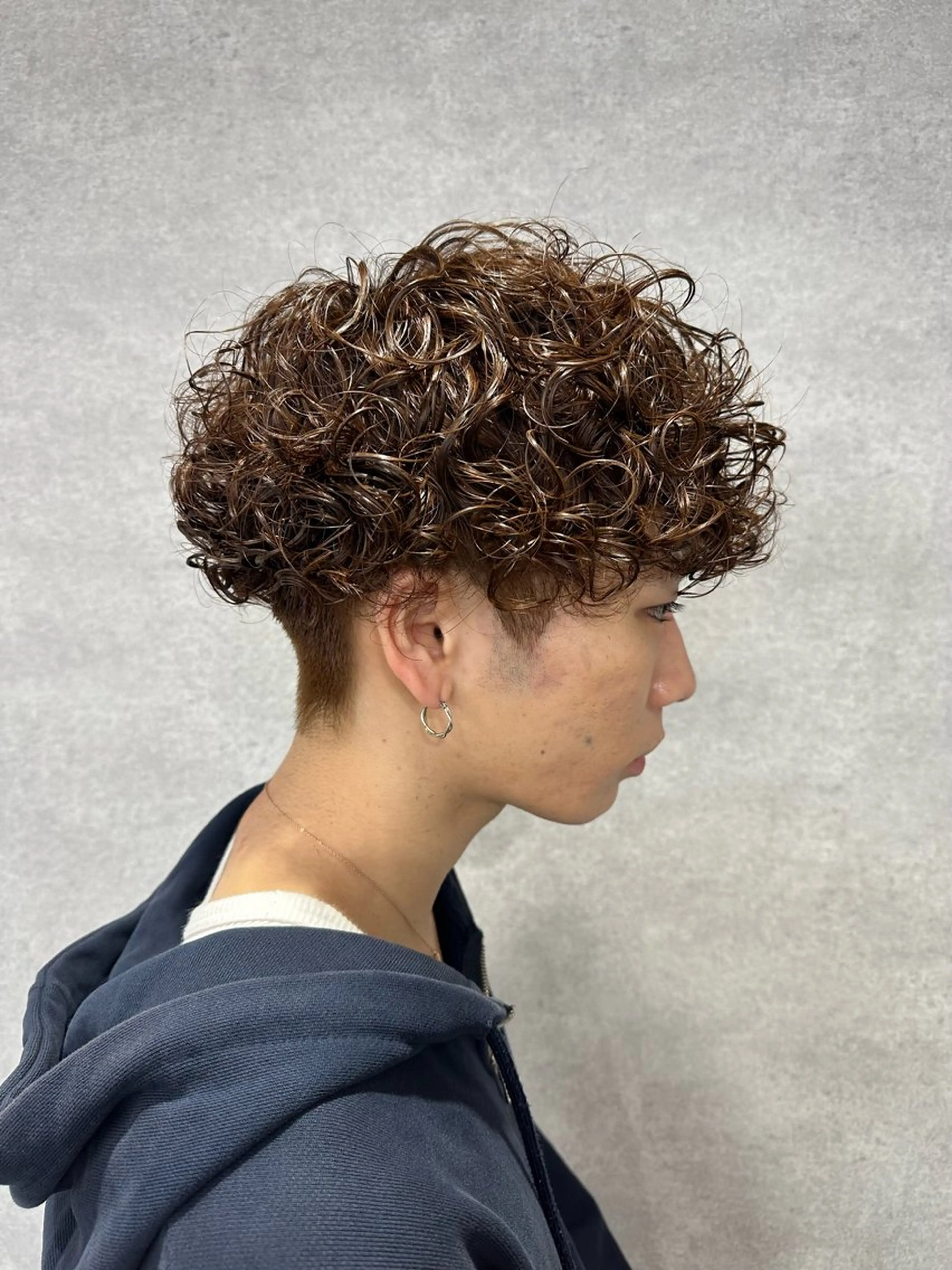 パーマ メンズ カット パーマ トリートメント ヘッドスパ ヘアセット イケメン製造機 🔥上原沙羅🔥のヘアスタイル