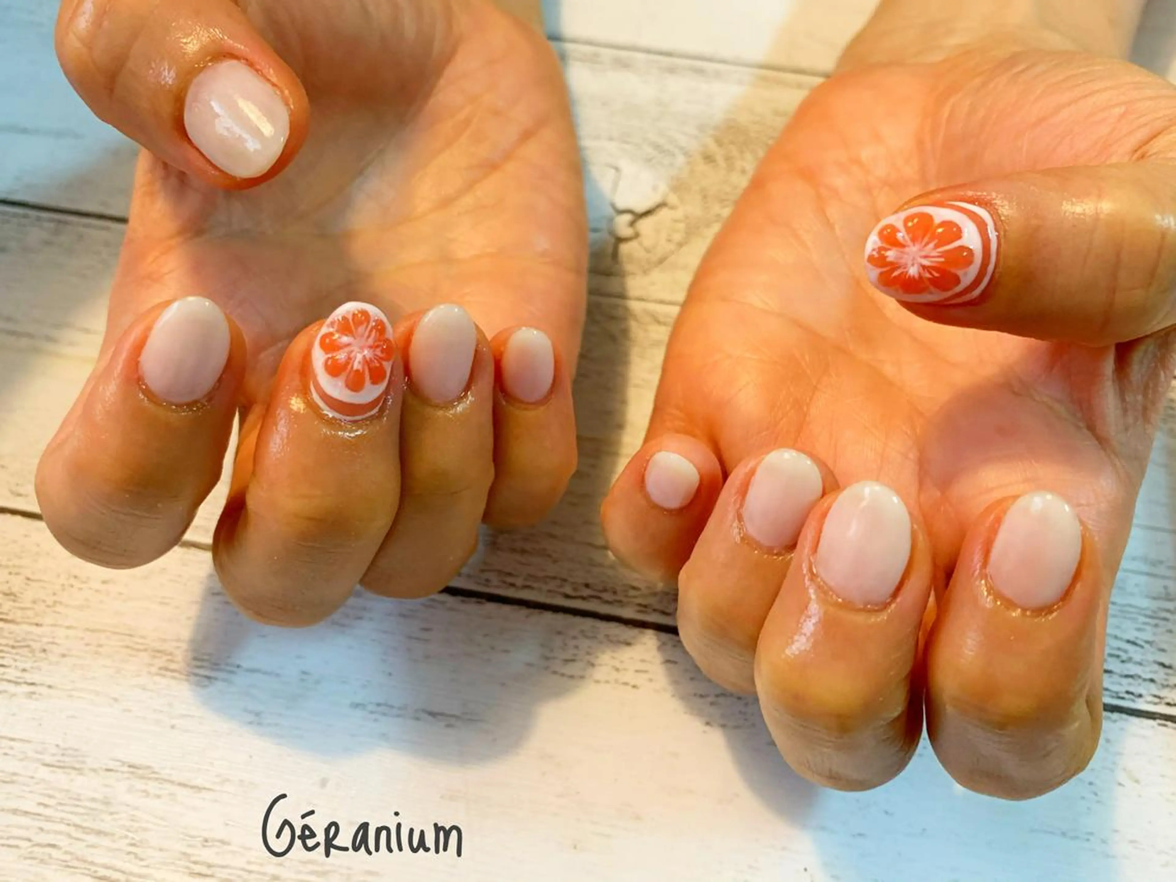 ネイル ハンドネイル GéRanium Harukaのネイルデザイン