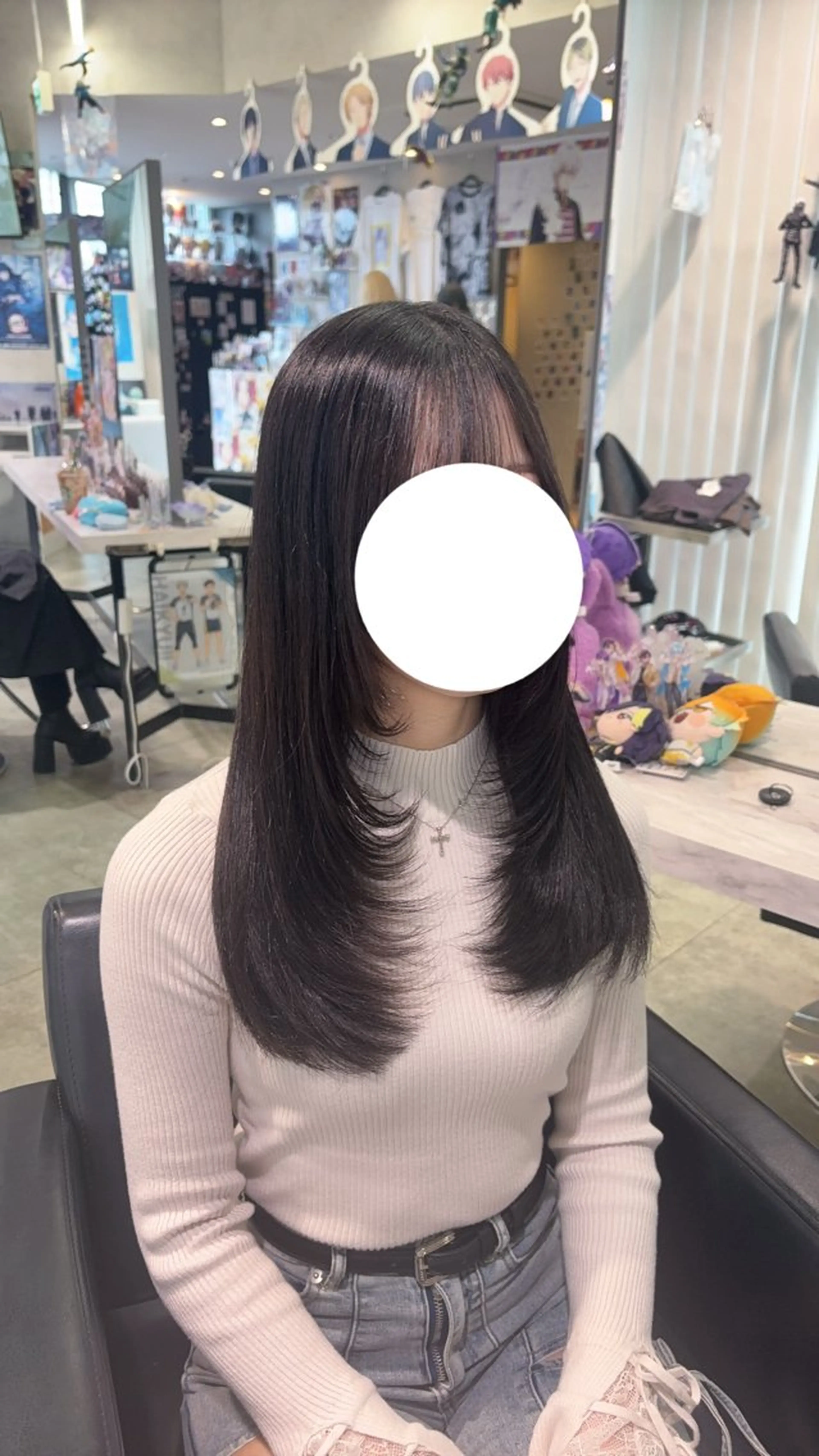 ロング カット 推しカラー/ ミクのヘアスタイル