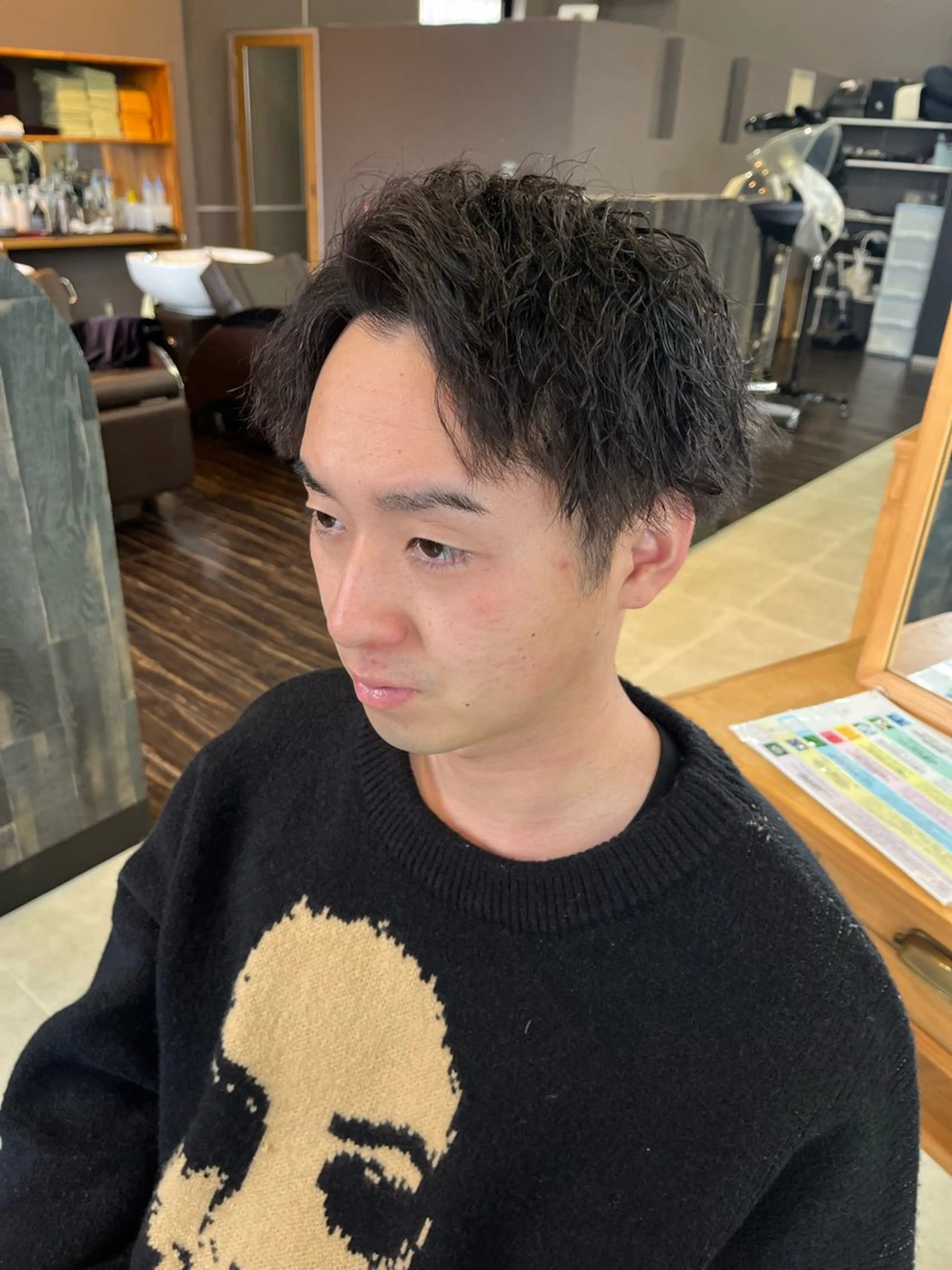 ショート カット パーマ メンズ特化✨パーマス タイル大得意安田海斗のヘアスタイル