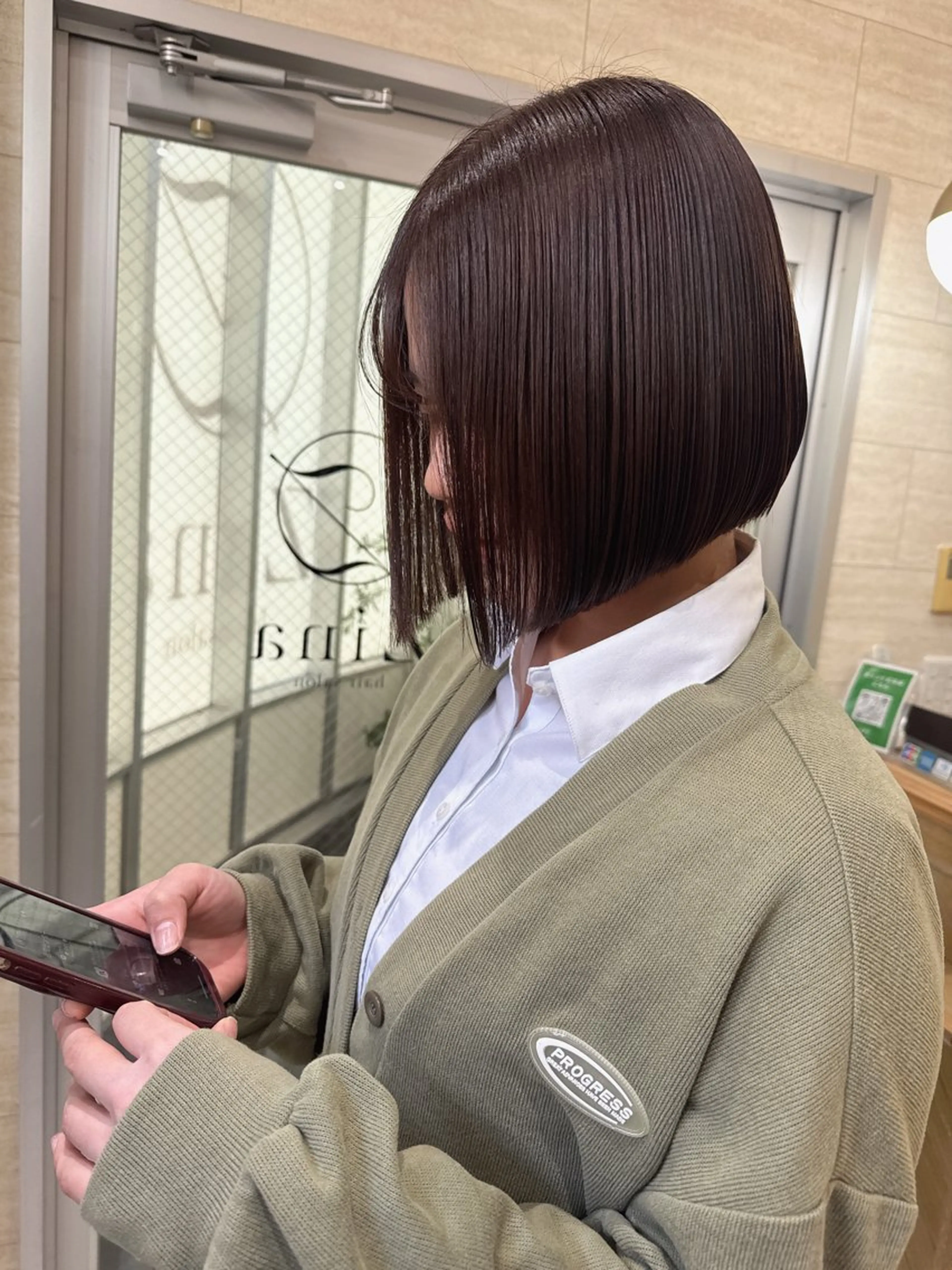 ショート カラー 切りっぱなしボブ ショートボブ ボブ 韓国風ヘア ショートヘア カット ヘアカラー トリートメント 🫧ショート・ボブ・ 似合わせ🫧井上歩のヘアスタイル