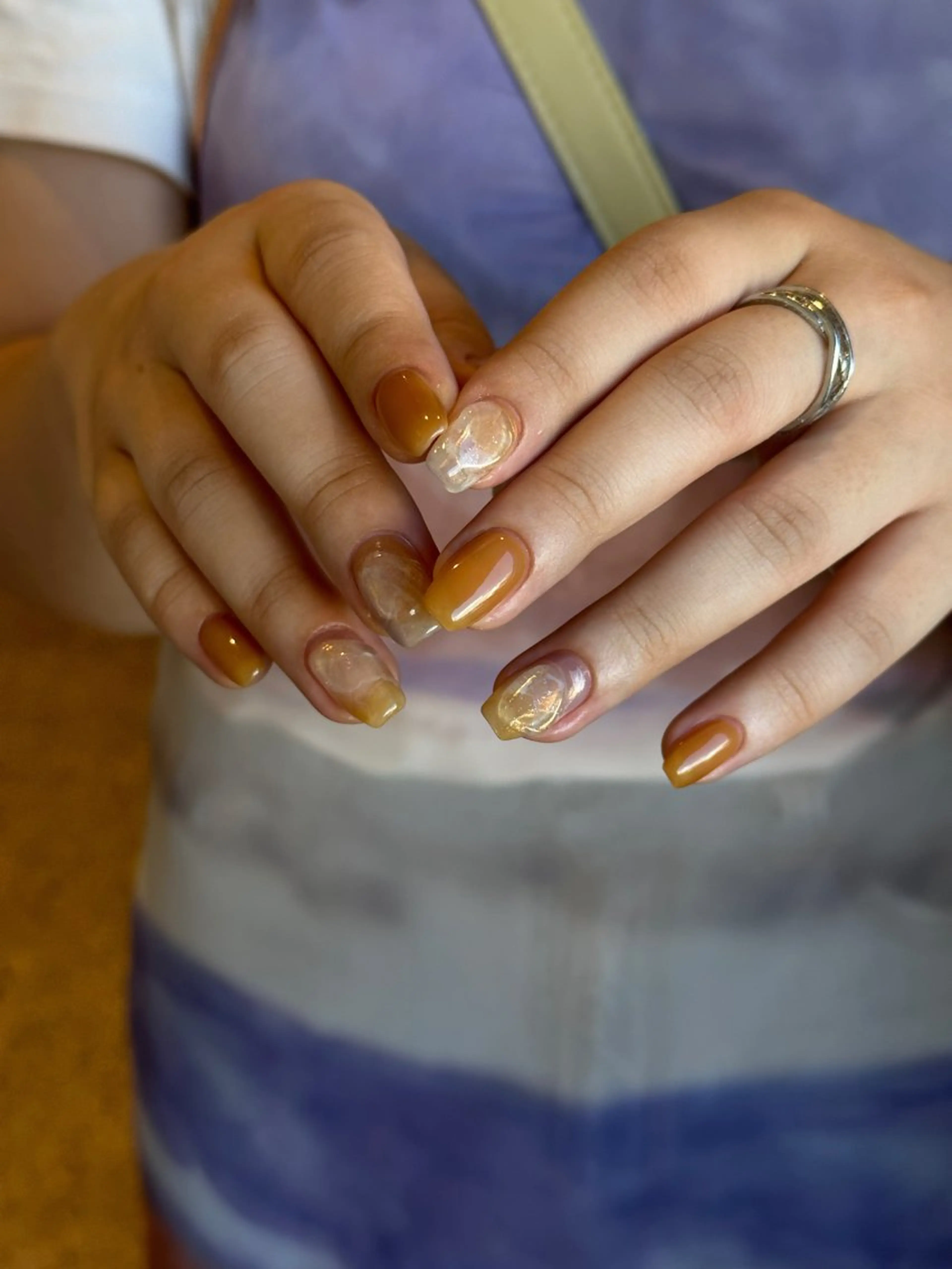 ショート カラー パーマ ヘアアレンジ メンズ キッズ ネイル マツエク・マツパ アイブロウ ハンドネイル ar. harajukuのネイルデザイン