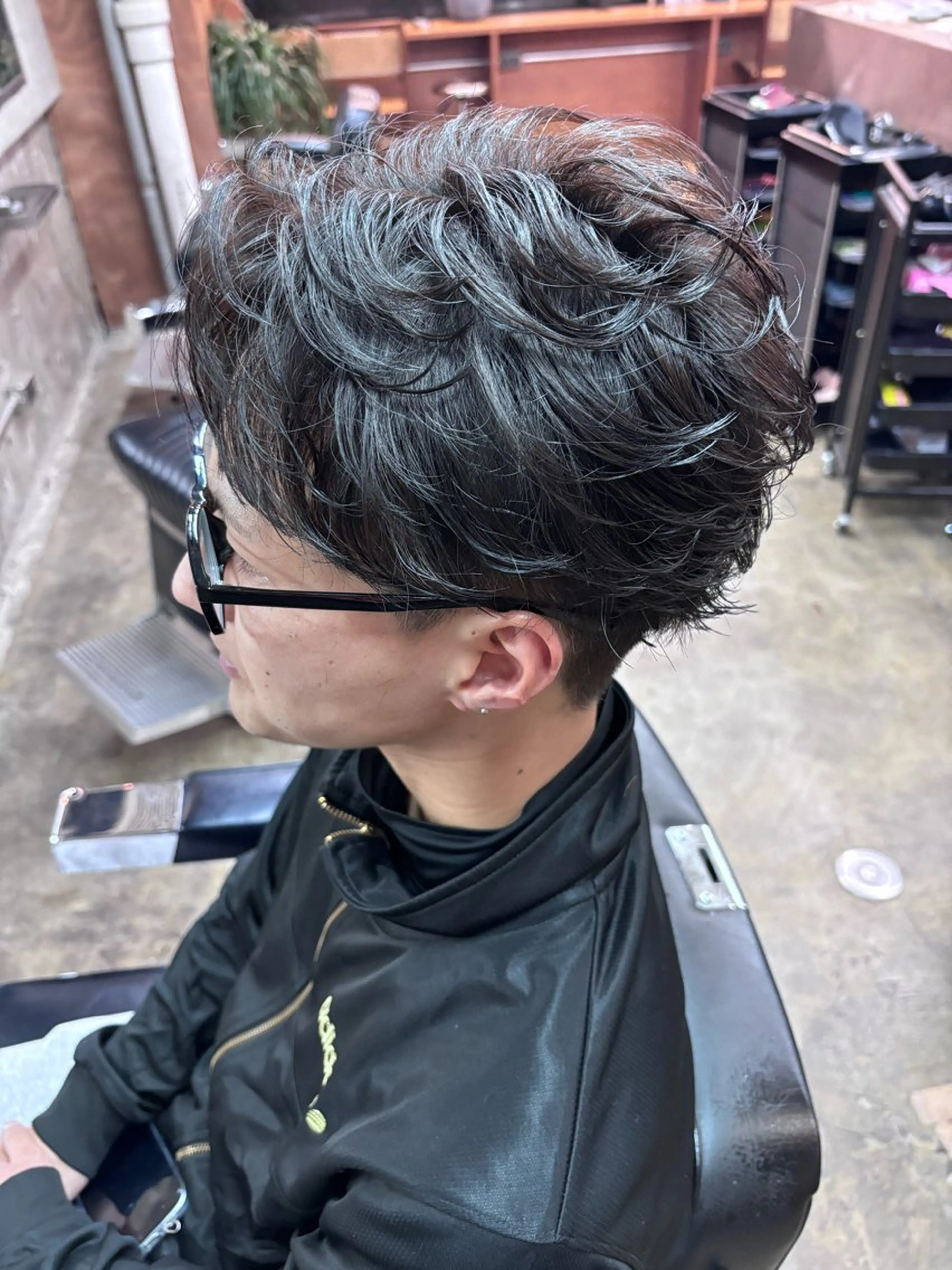 パーマ メンズ カット パーマ トリートメント 土岐 仁/メンズ専門 パーマ特化美容師🌀のヘアスタイル