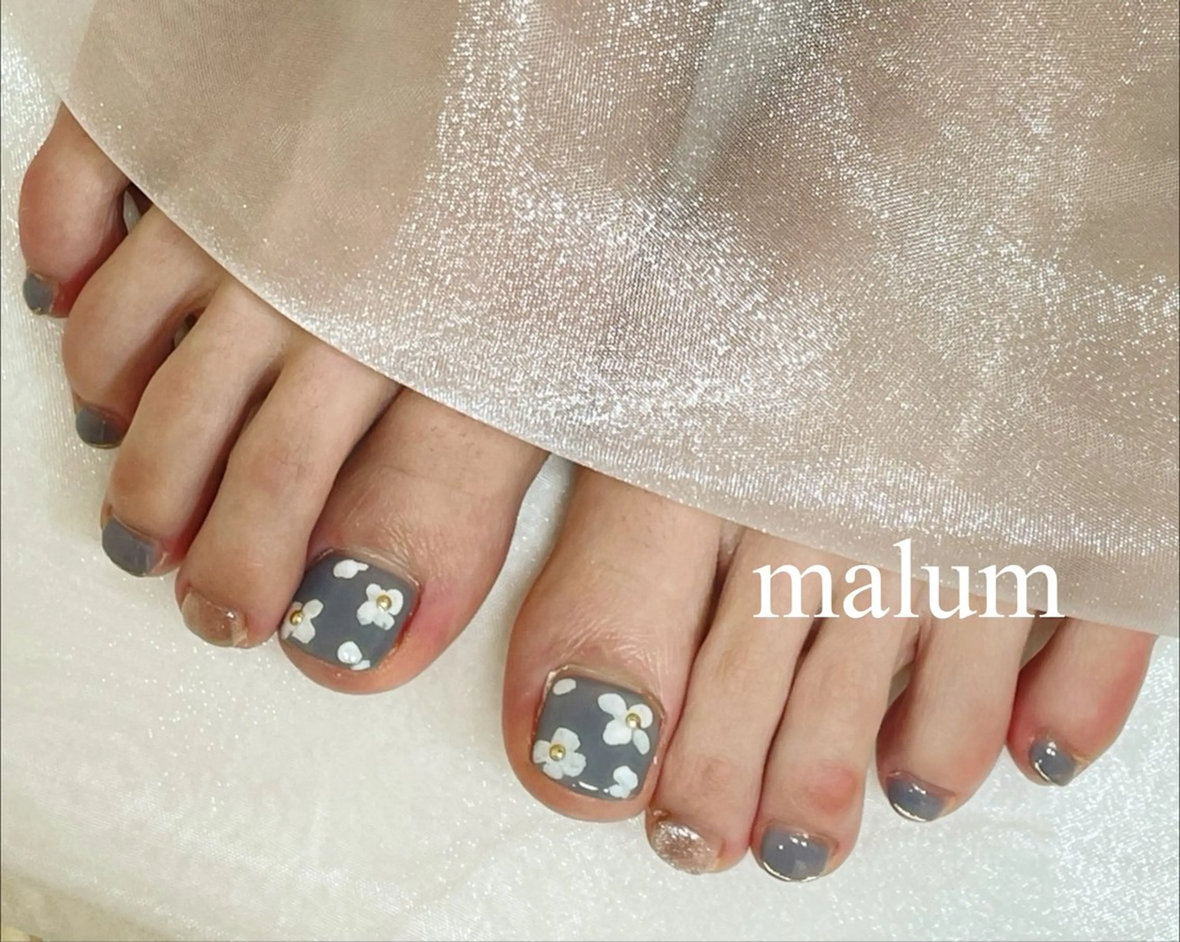 ネイル フットネイル malum nailのネイルデザイン