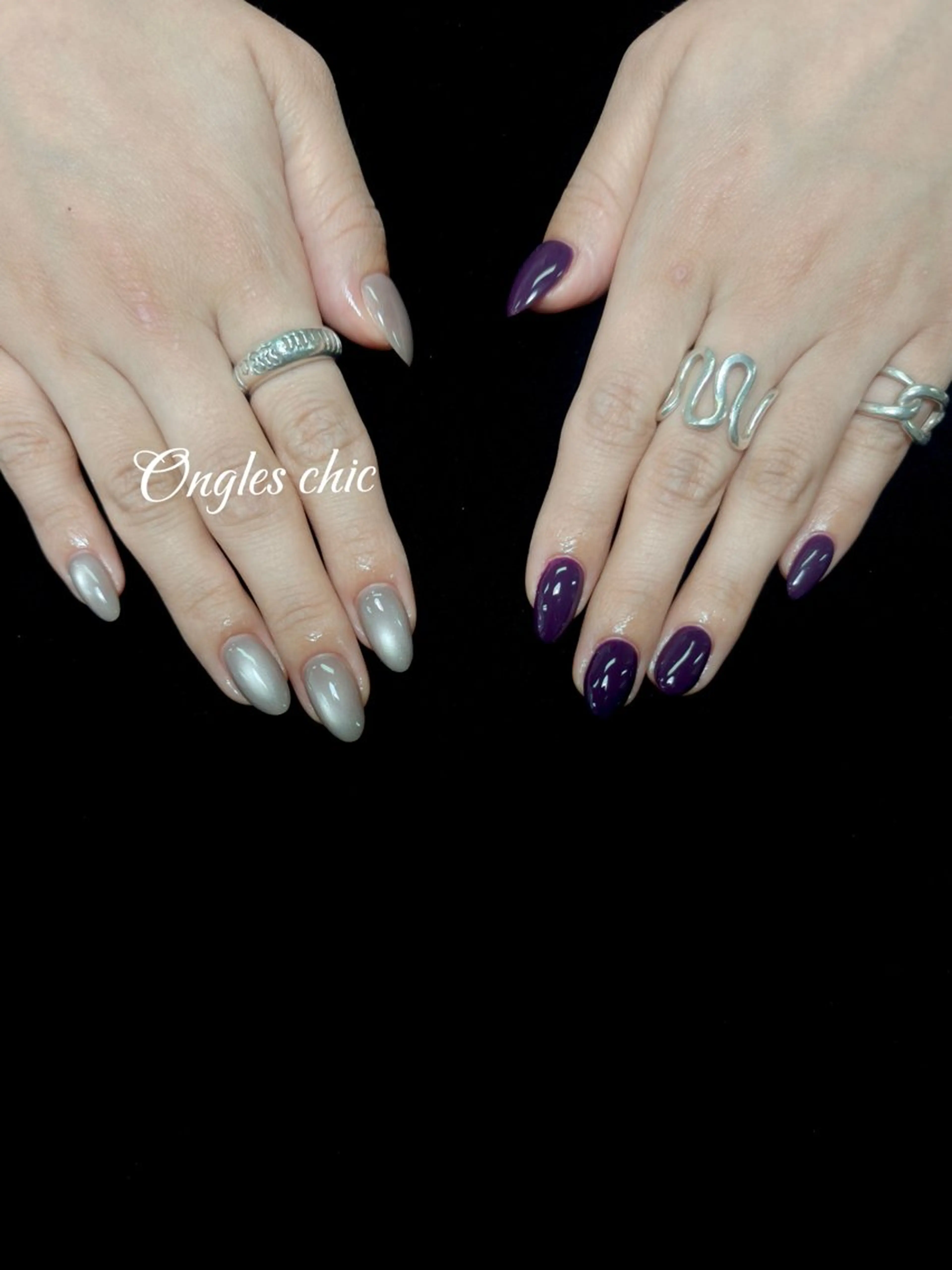 ネイル ハンドネイル ongles chicのネイルデザイン