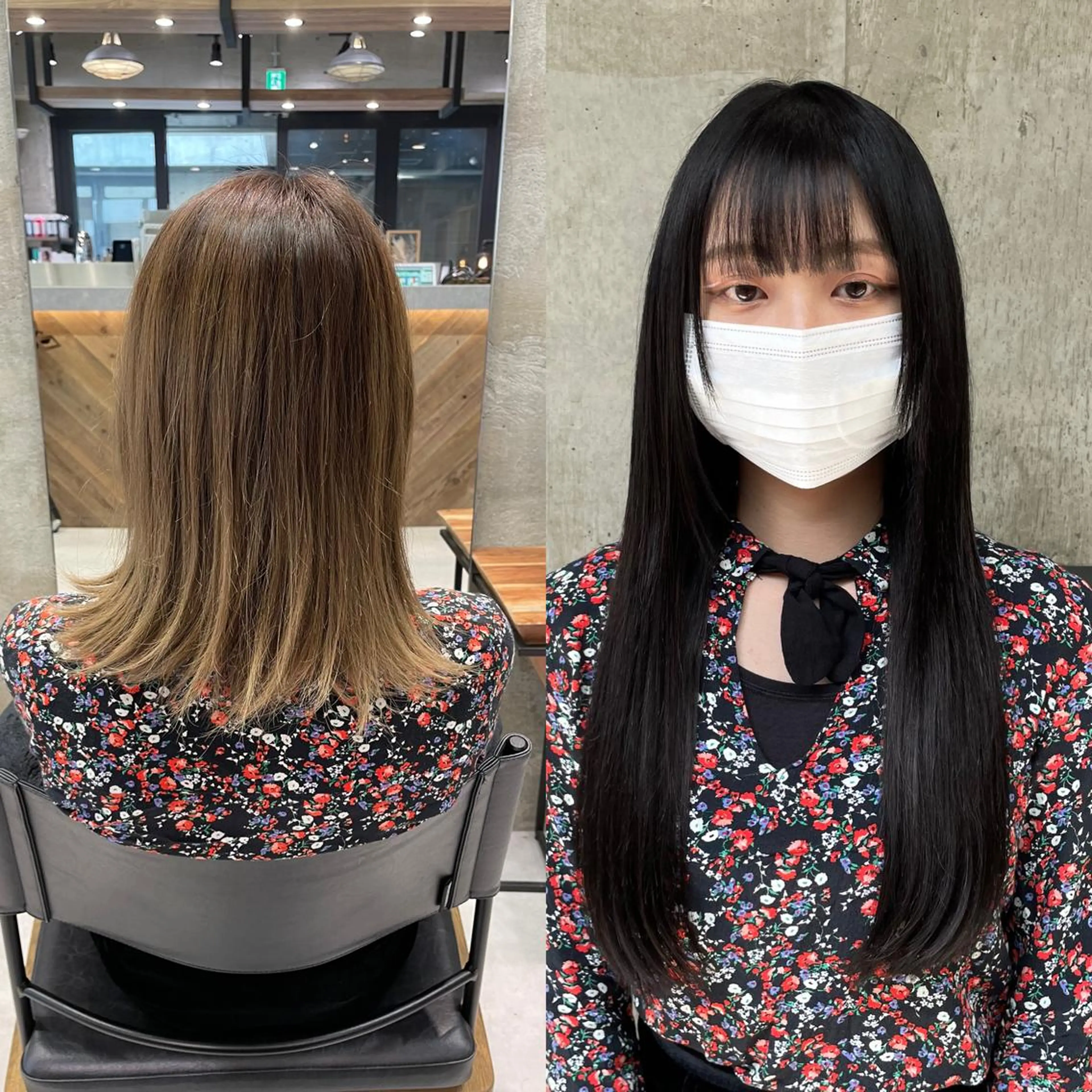 ロング カラー ヘアアレンジ ヘアカラー エクステ TATSUYA アートディレクターのヘアスタイル