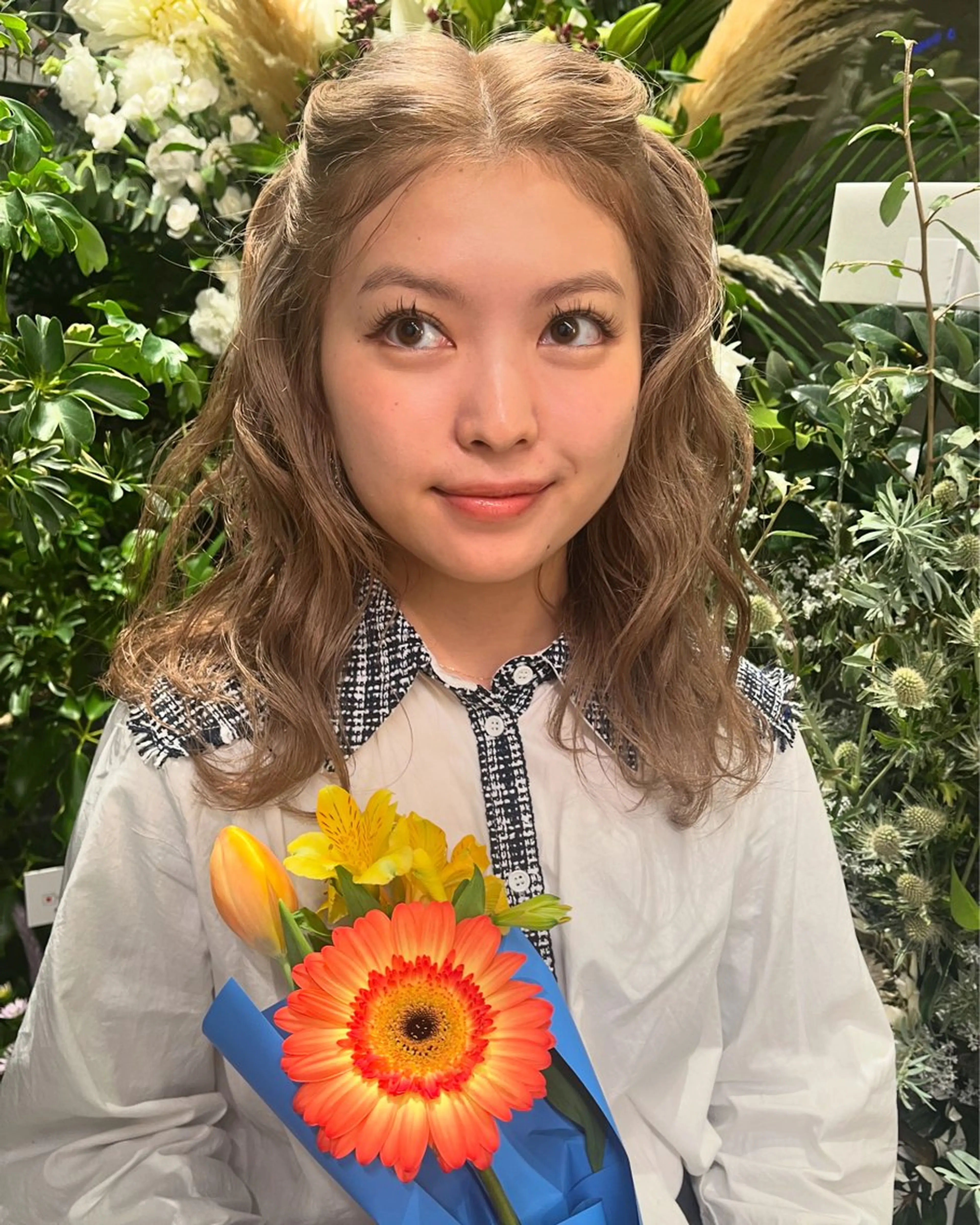 カラー 艶ブリーチ/表参道 ハイトーン /実乃梨のヘアスタイル