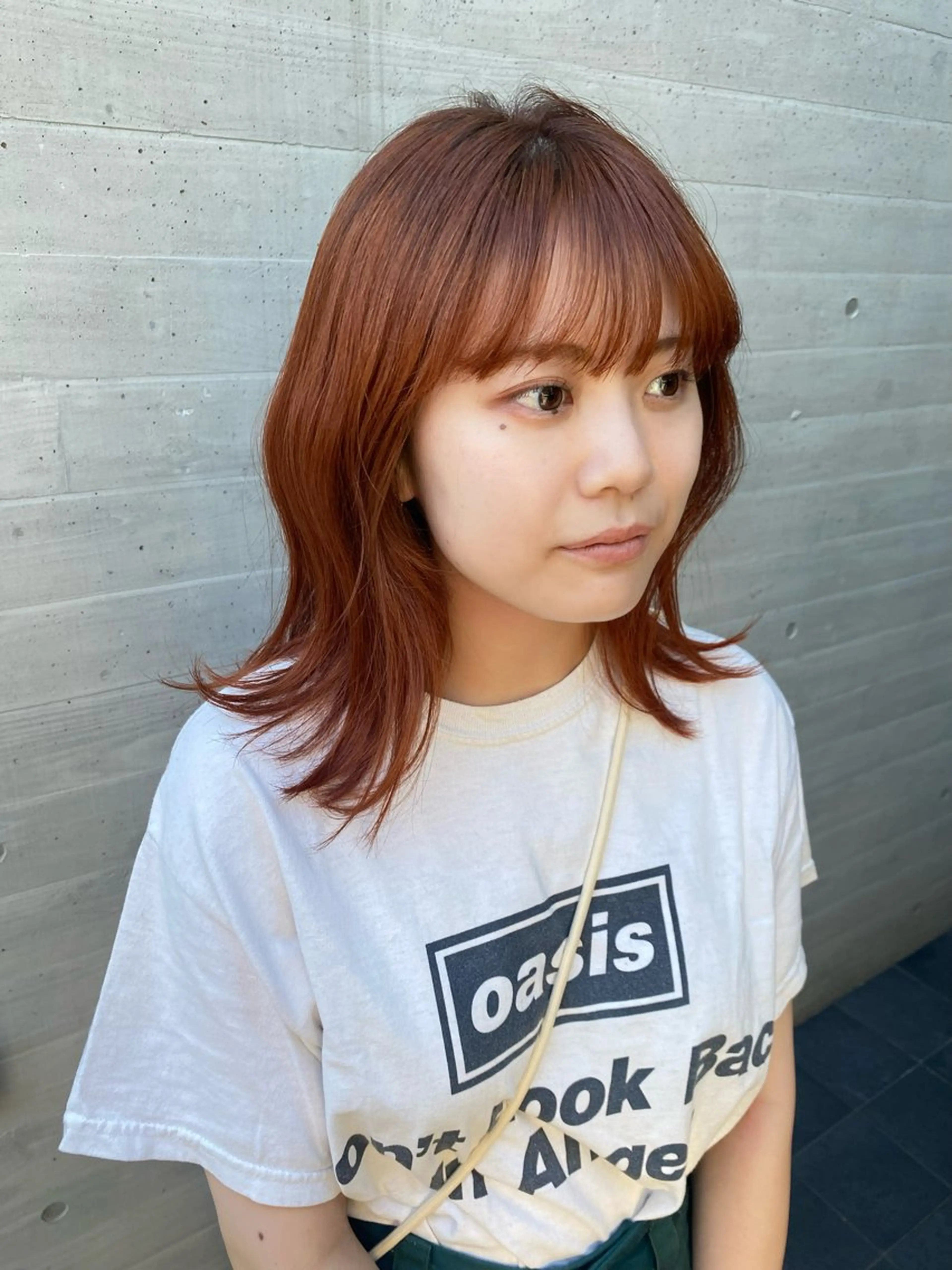 ミディアム うる艶ヘア♡韓国好き 透明感　shotaのヘアスタイル