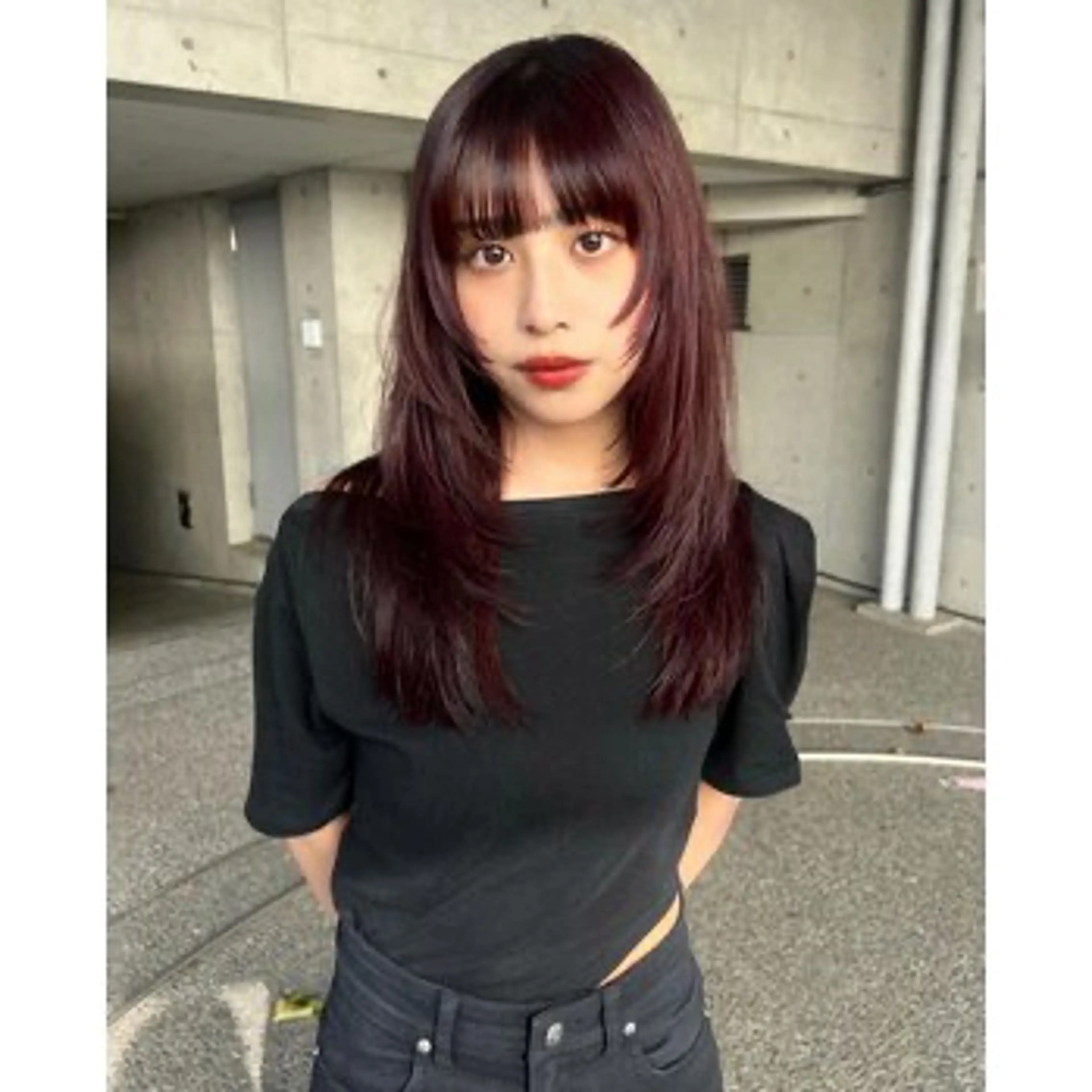 ロング カラー ヘアカラー トリートメント レイヤー/透明感 カラー ☽EMIRIのヘアスタイル