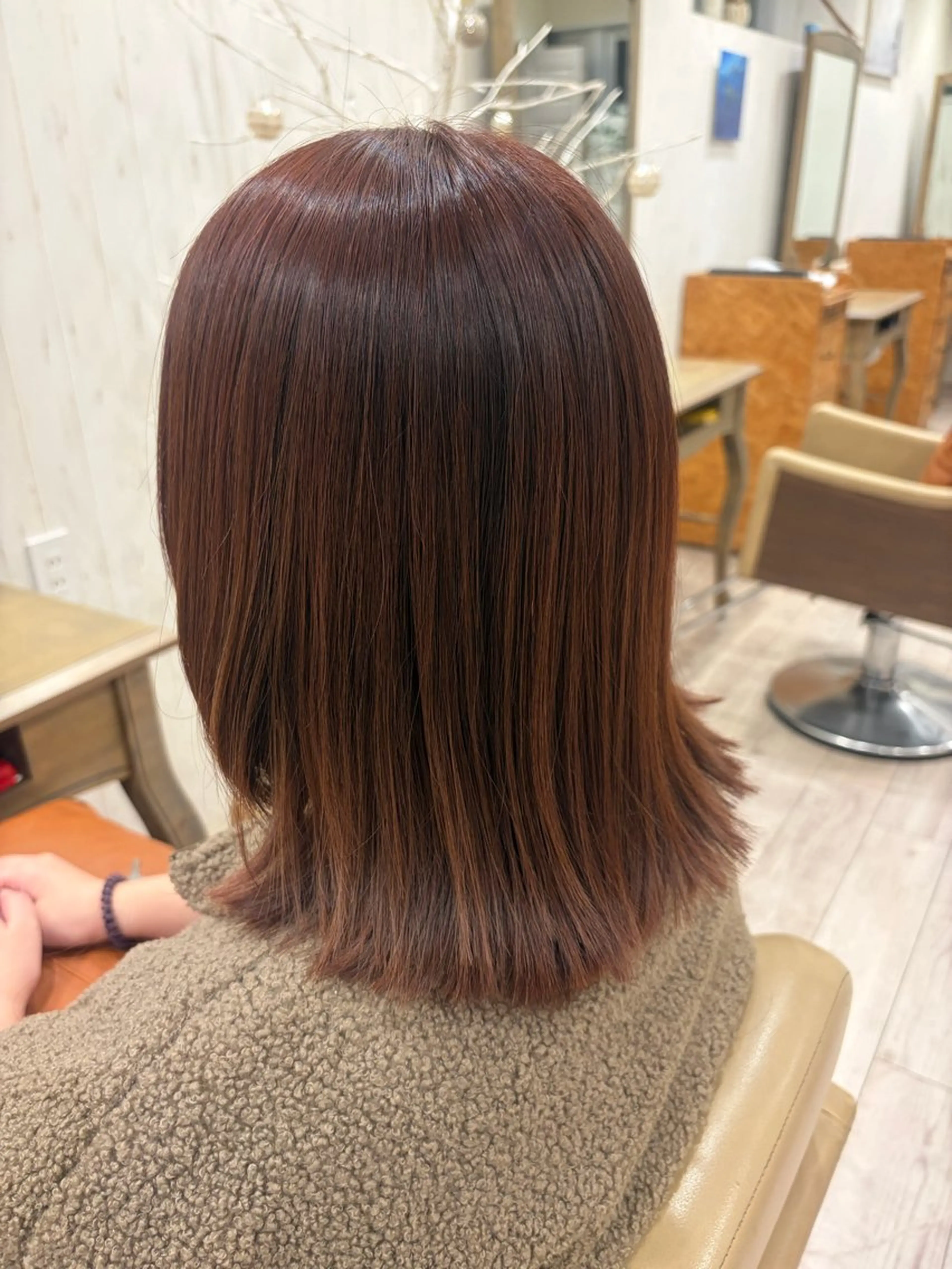 全体カラー+オージュアトリートメント(シャンプーブロー込み)の写真