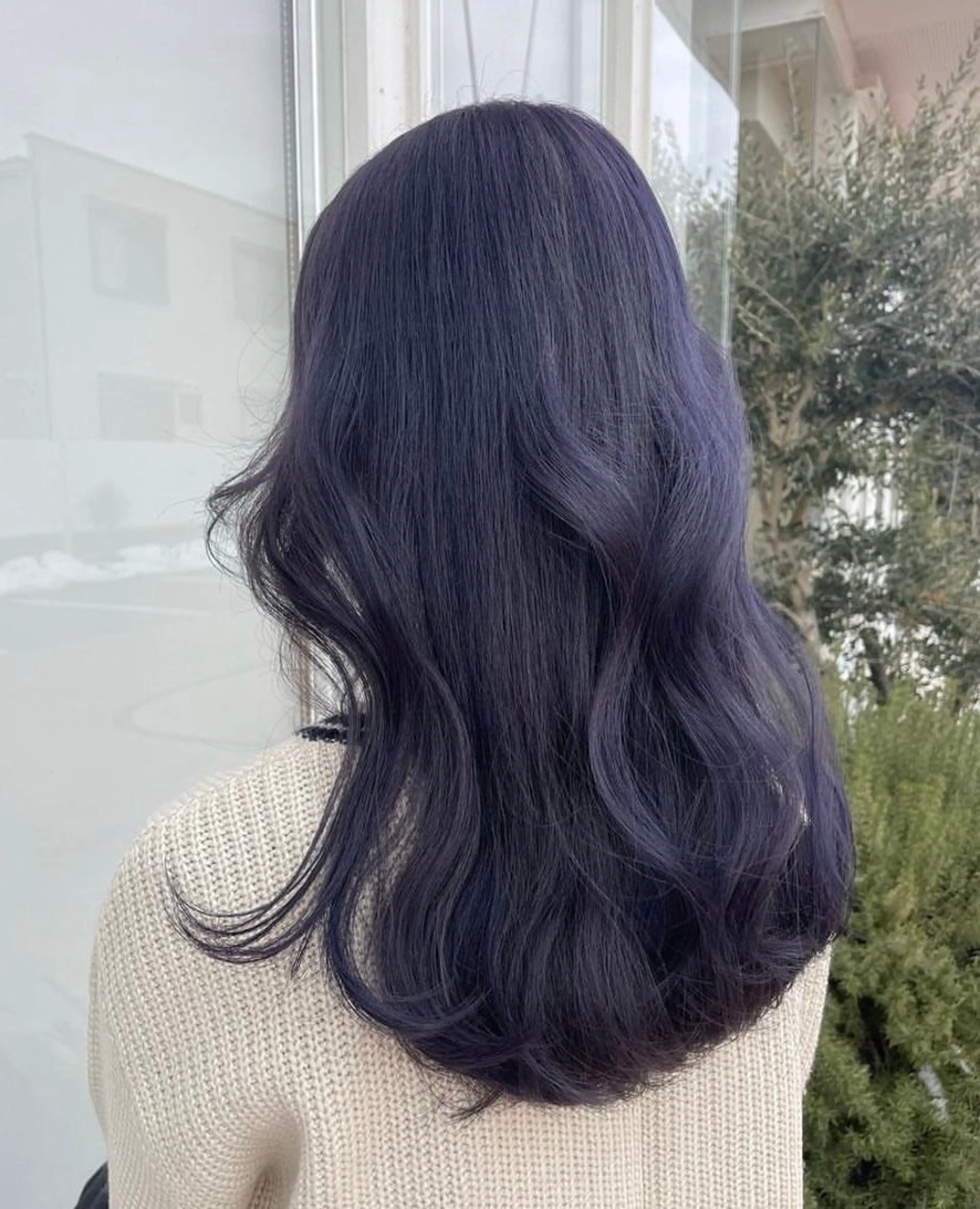 カラー 透明感カラー 白石 心愛のヘアスタイル