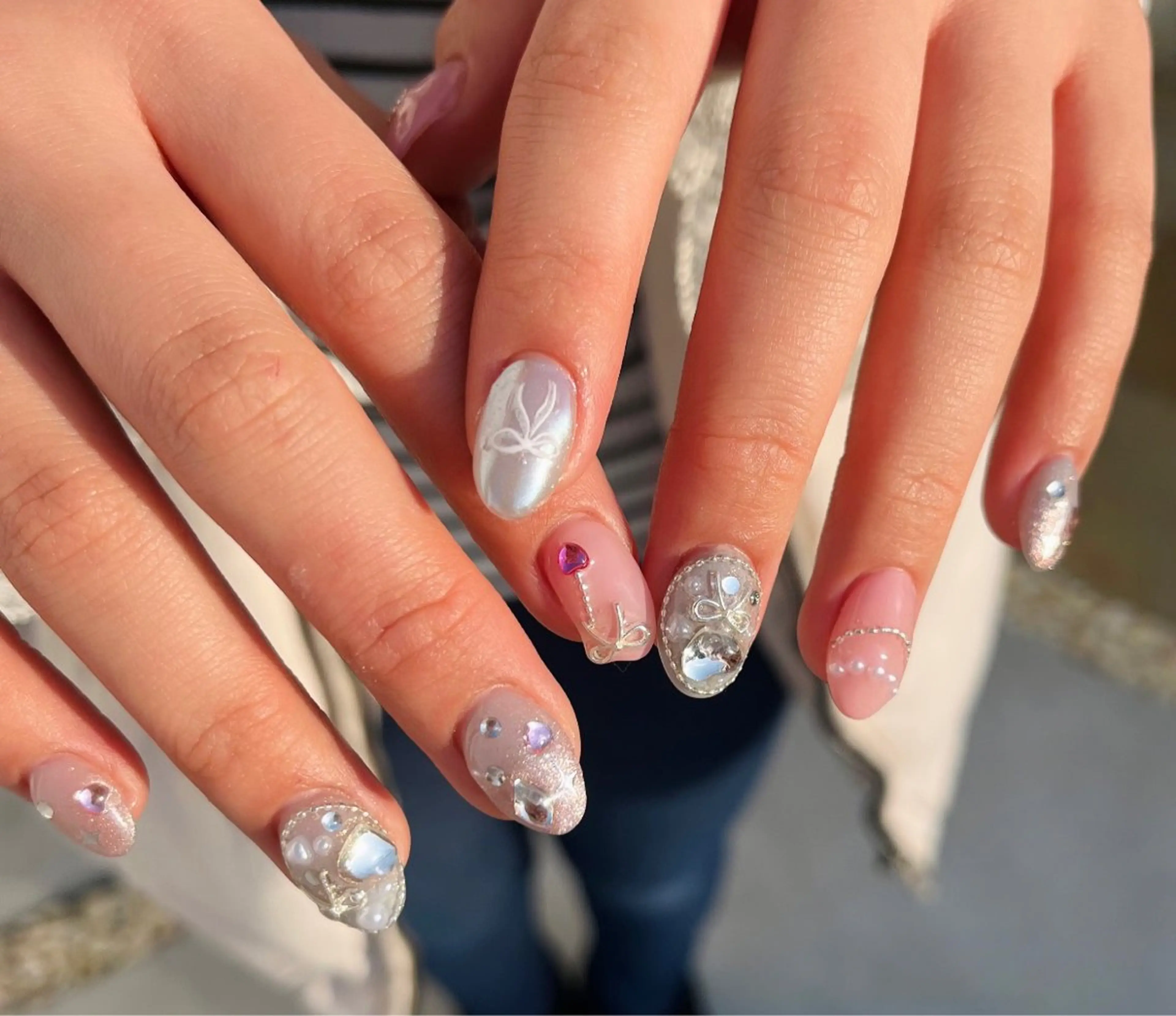ネイル キラキラネイル ハンドネイル HazeGrass NAILのネイルデザイン