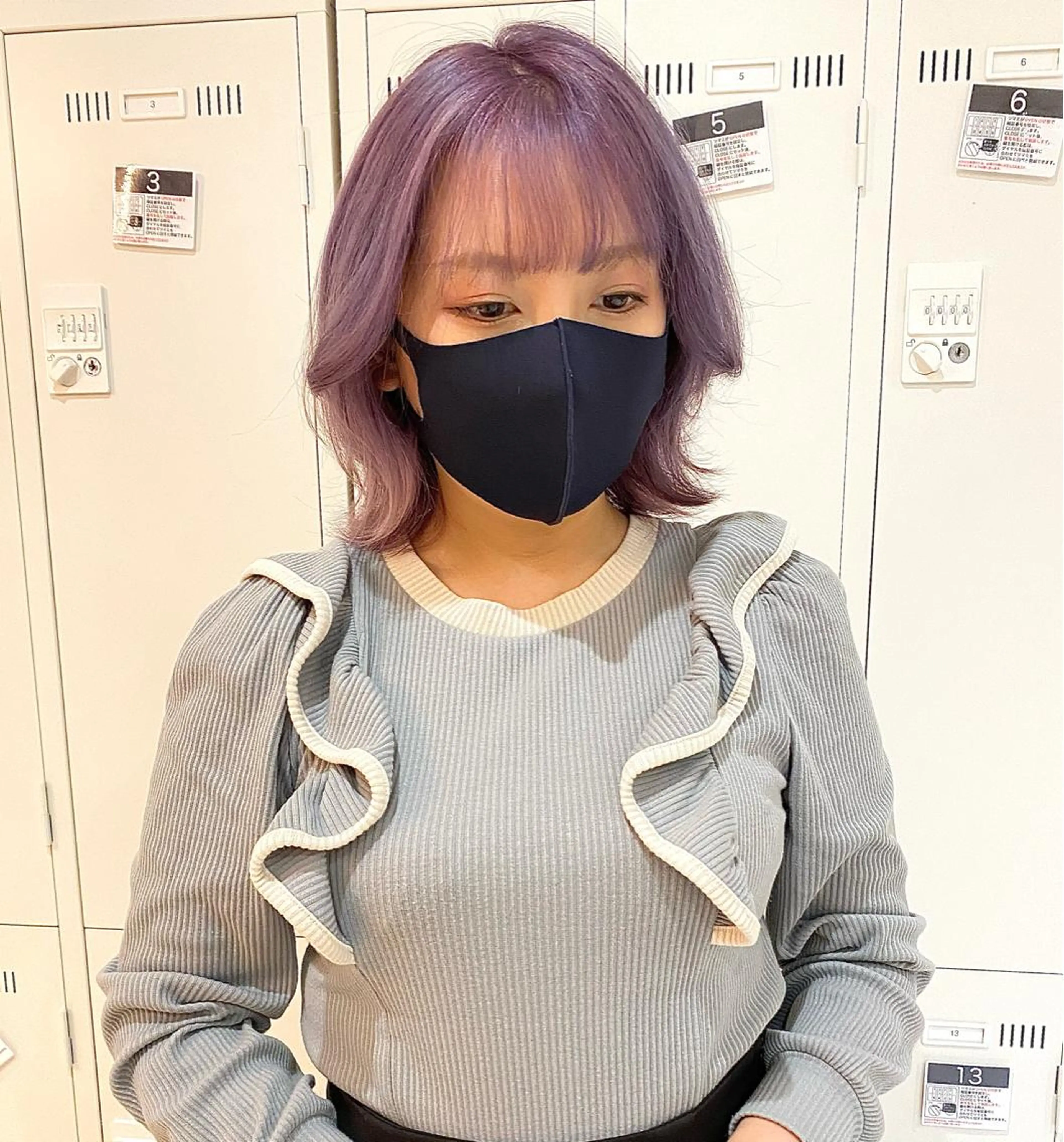 カラー ハイトーンカラー ラベンダーカラー Erina レイヤー/似合わせ♡のヘアスタイル