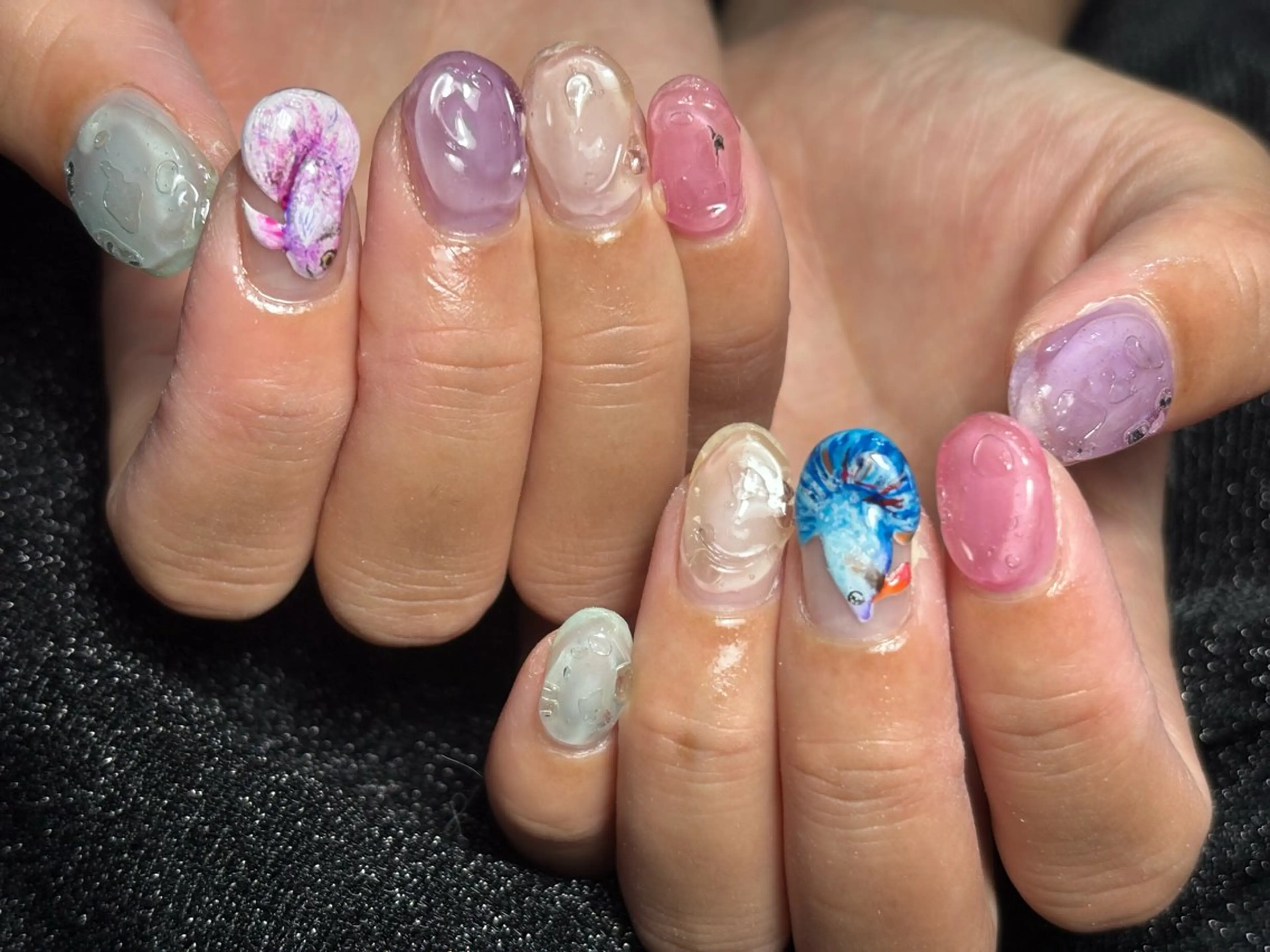 ネイル ハンドネイル フットネイル ✴︎ Delightのネイルデザイン