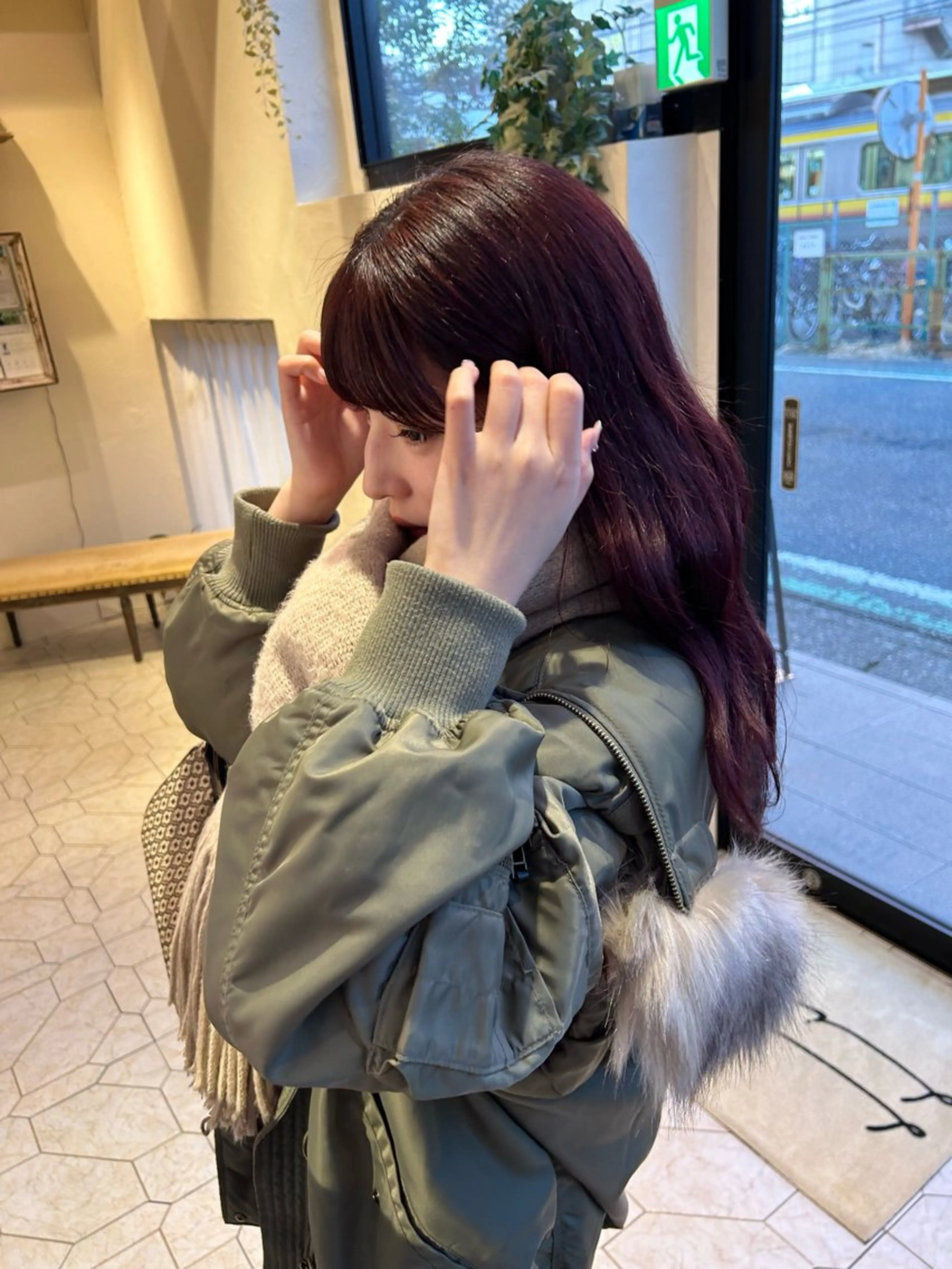 ミディアム 柳川沙羅 🌿透明感カラーのヘアスタイル