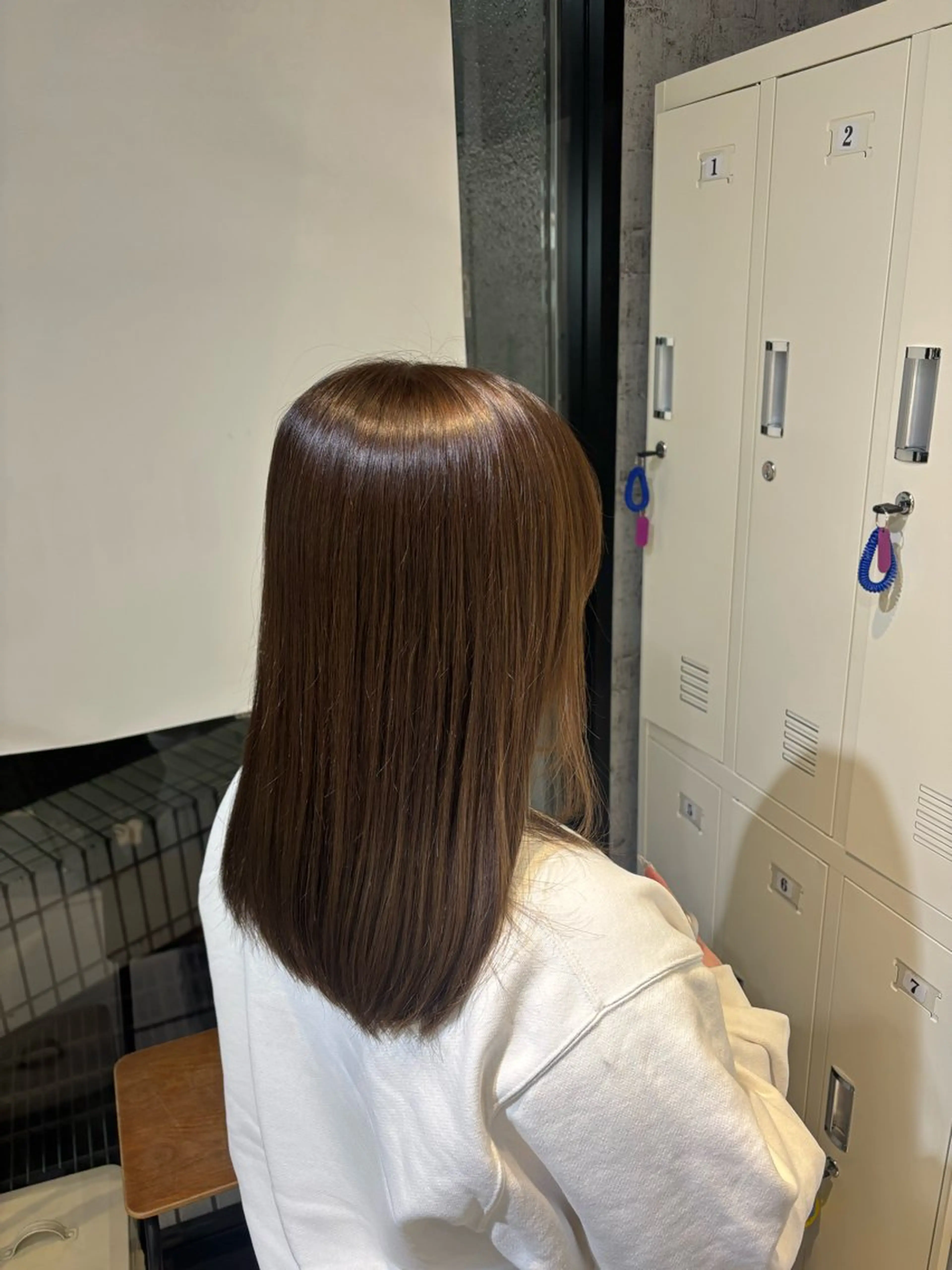 セミロング カラー ヘアカラー 透明感ダブルカラー/ レイヤー💕miyuのヘアスタイル