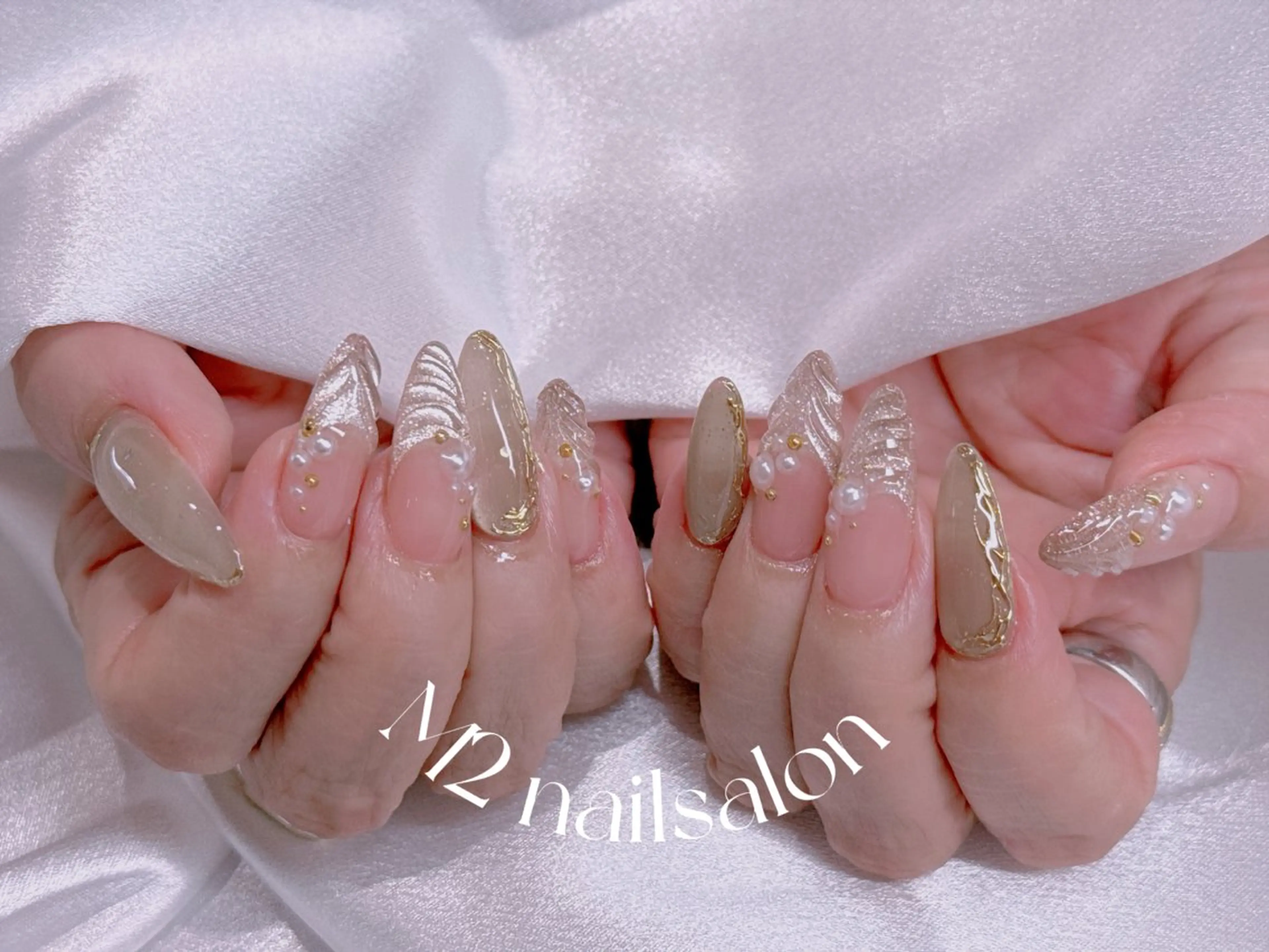 ネイル 長さだし専門店 M2　rikaのネイルデザイン