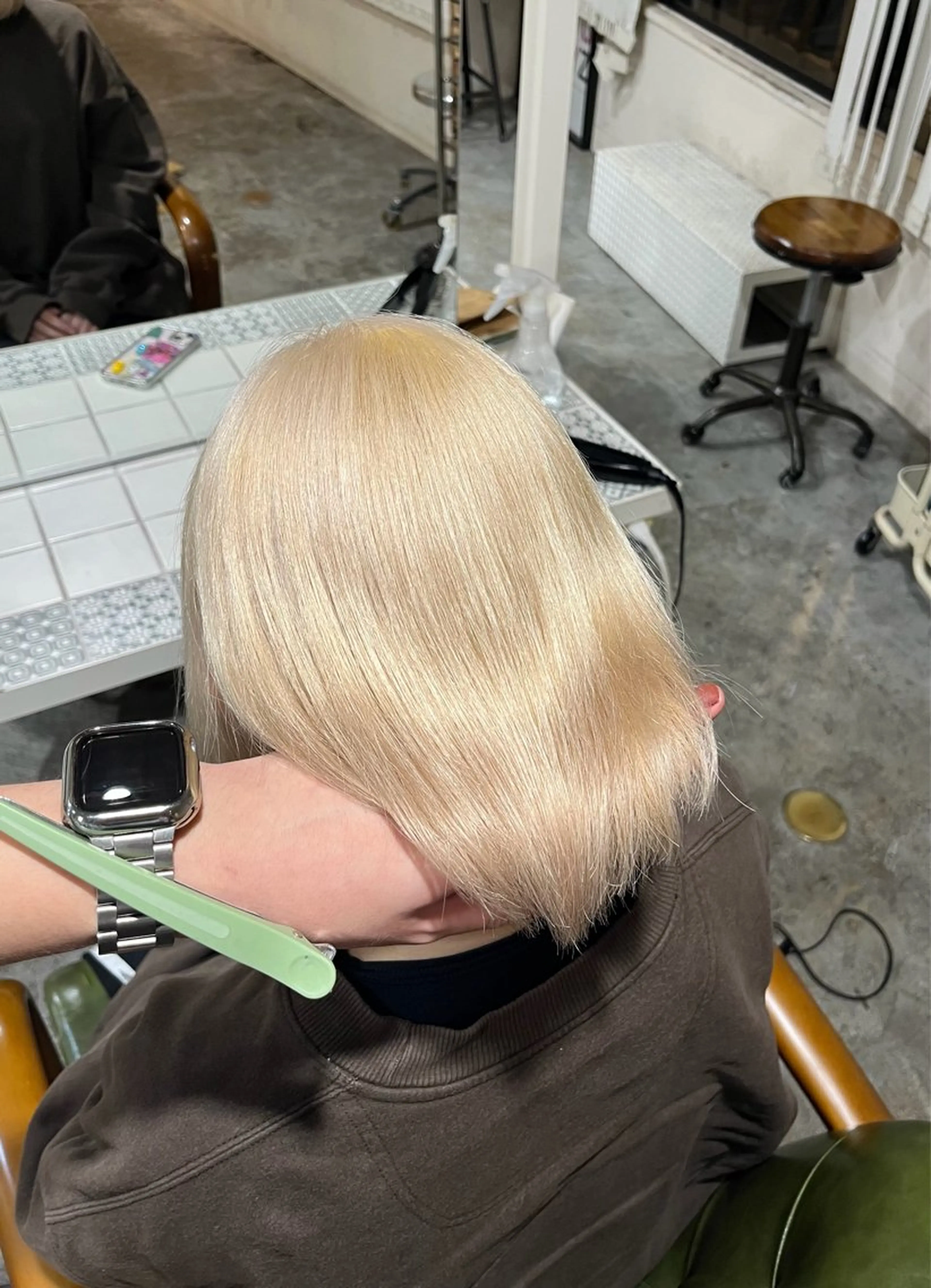 ショート カラー ヘアカラー 高島 凜のヘアスタイル