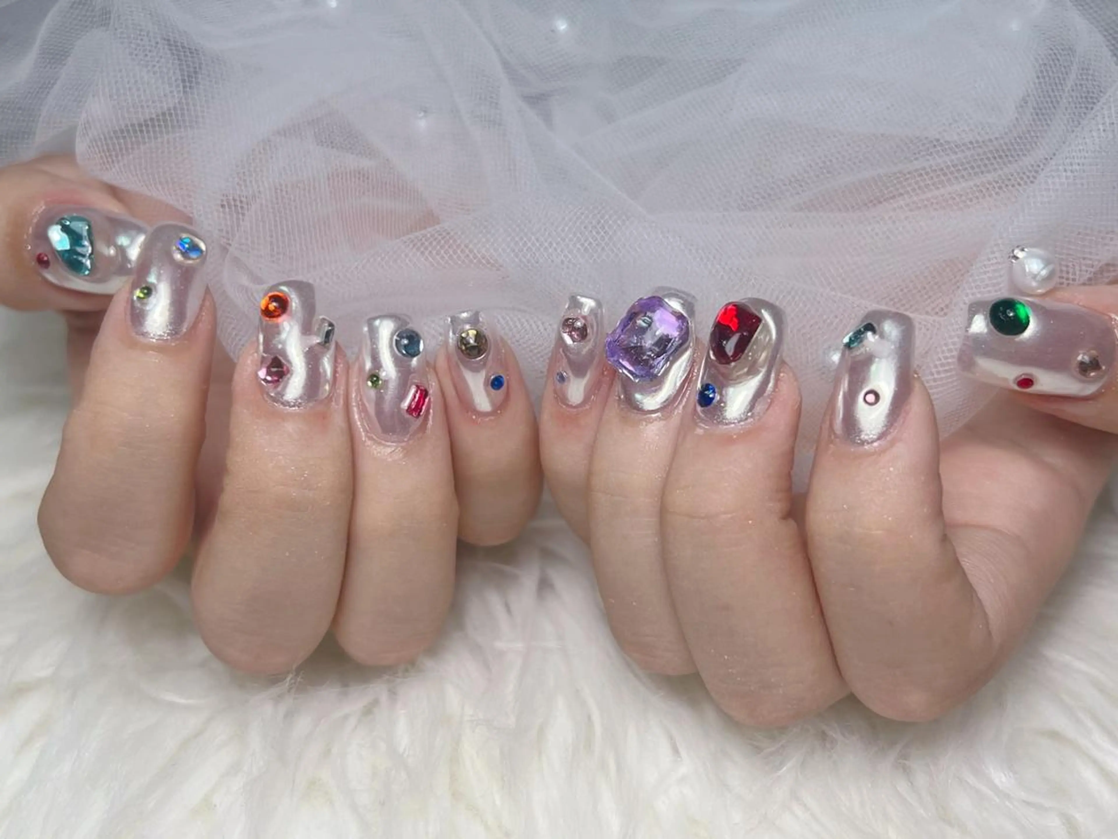 ネイル lucky nail 歌舞伎町のネイルデザイン