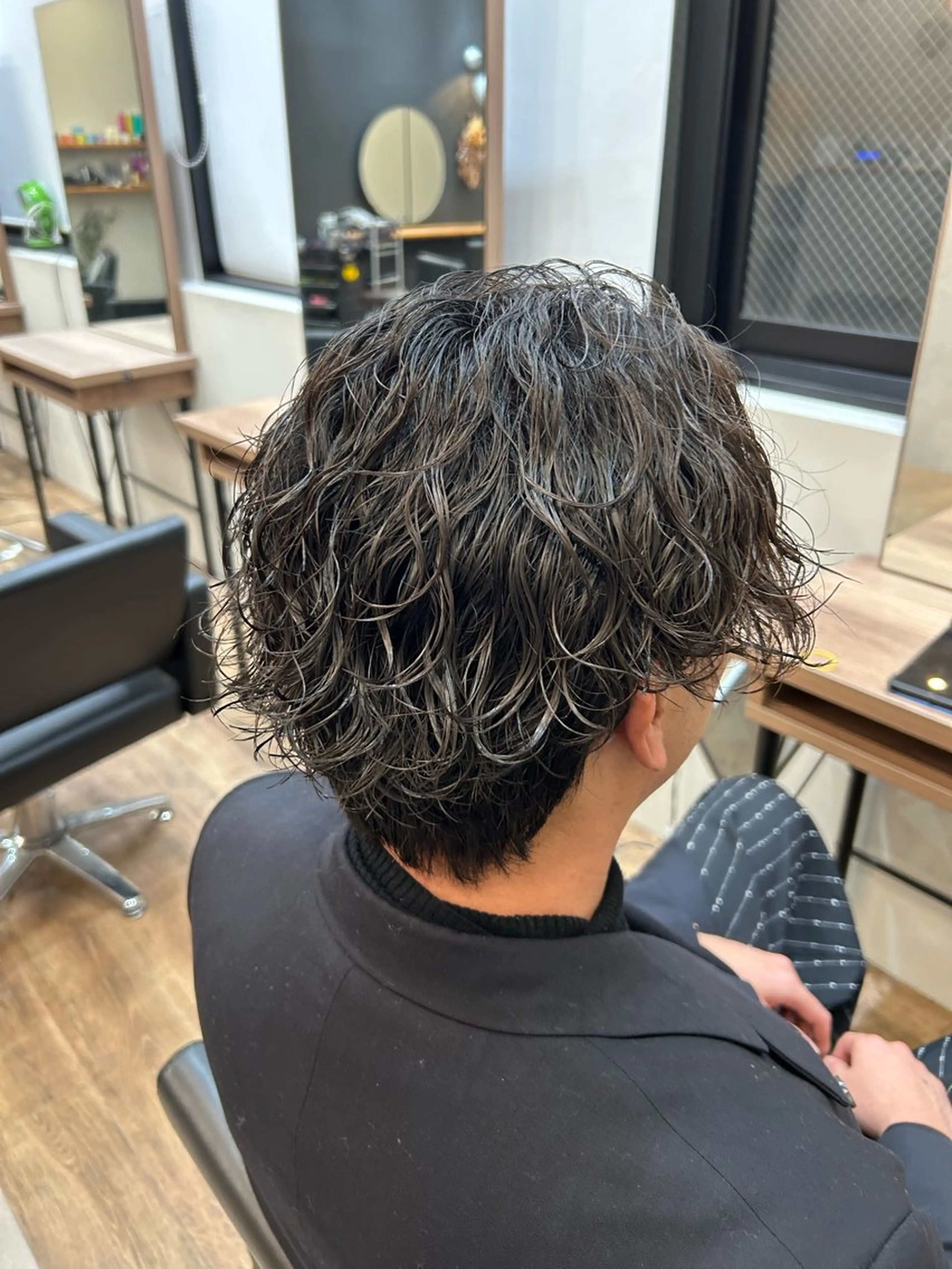 パーマ メンズ カット パーマ アユム/ウルフ特化 /BLEACHi高崎のヘアスタイル