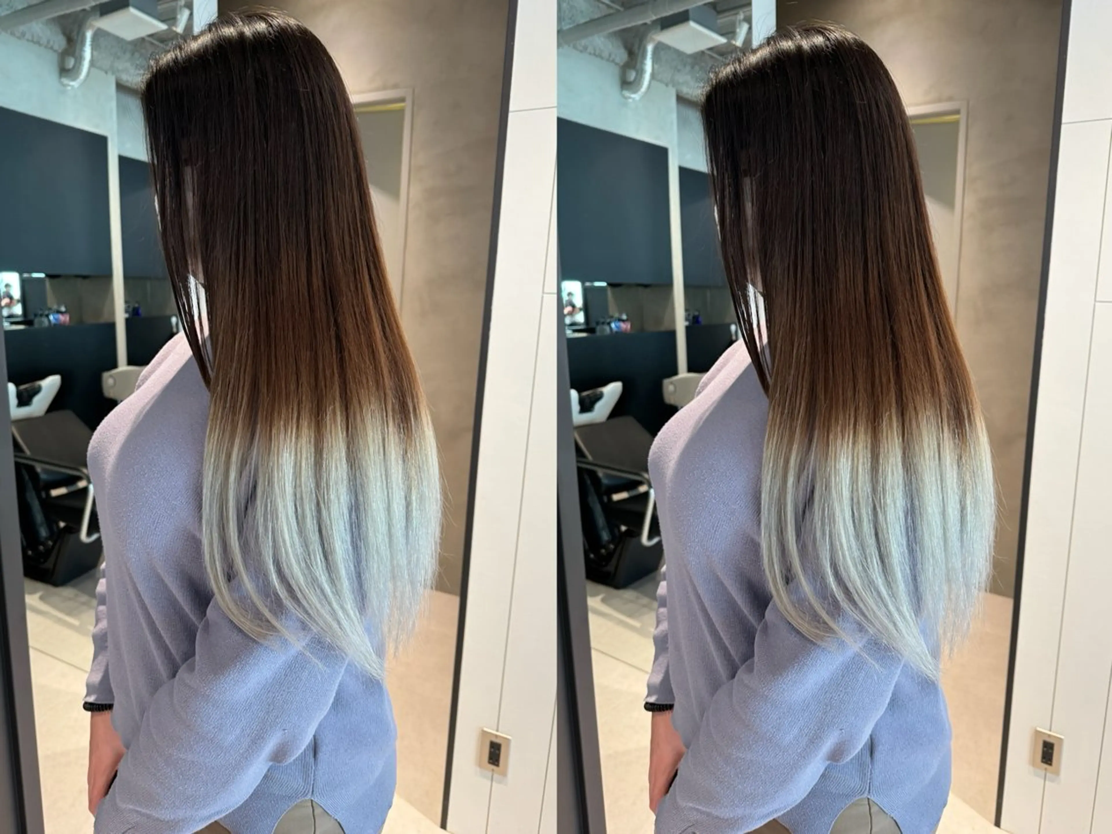 ロング カラー wool TOKYO けいご[ブリーチ]のヘアスタイル