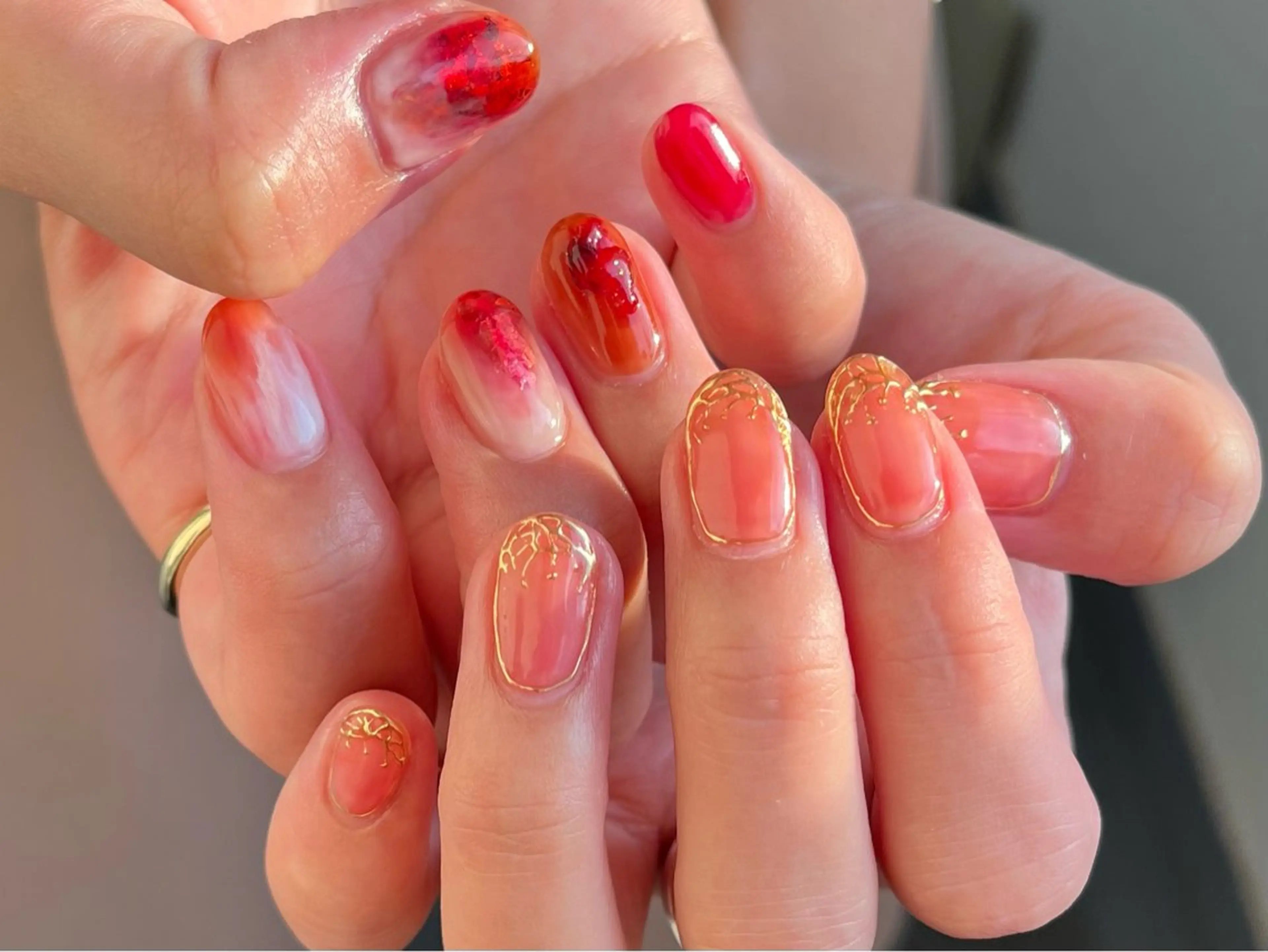 ネイル ハンドネイル フットネイル Nailsalon Fave/Rinaのネイルデザイン