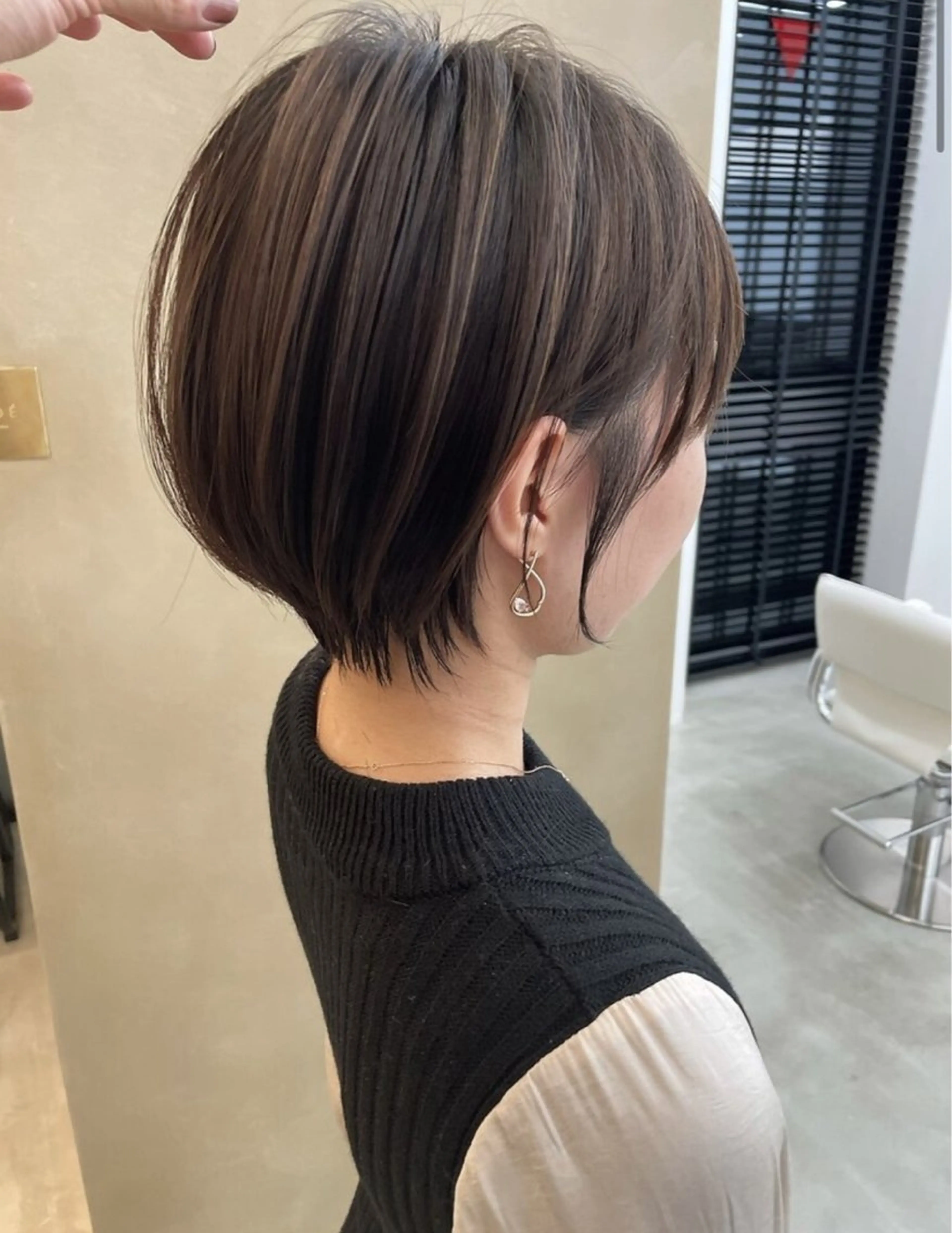 ショート くびれヘア ショートヘア 名駅/ショート/ボブ 透明感カラー/優里のヘアスタイル