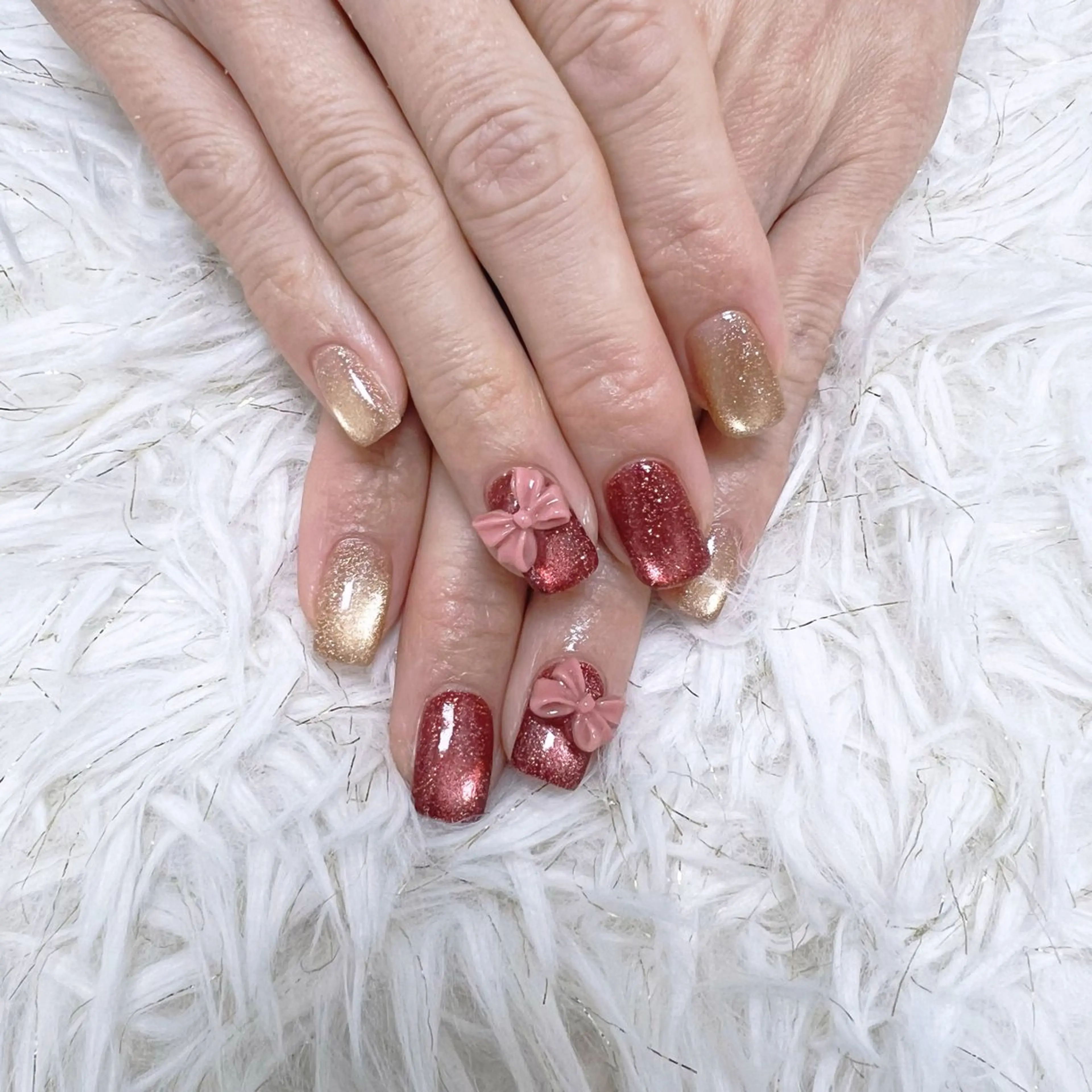 ネイル アートネイル フラッシュネイル フレンチネイル ジェルネイル ガラスフレンチ share. yurieのネイルデザイン