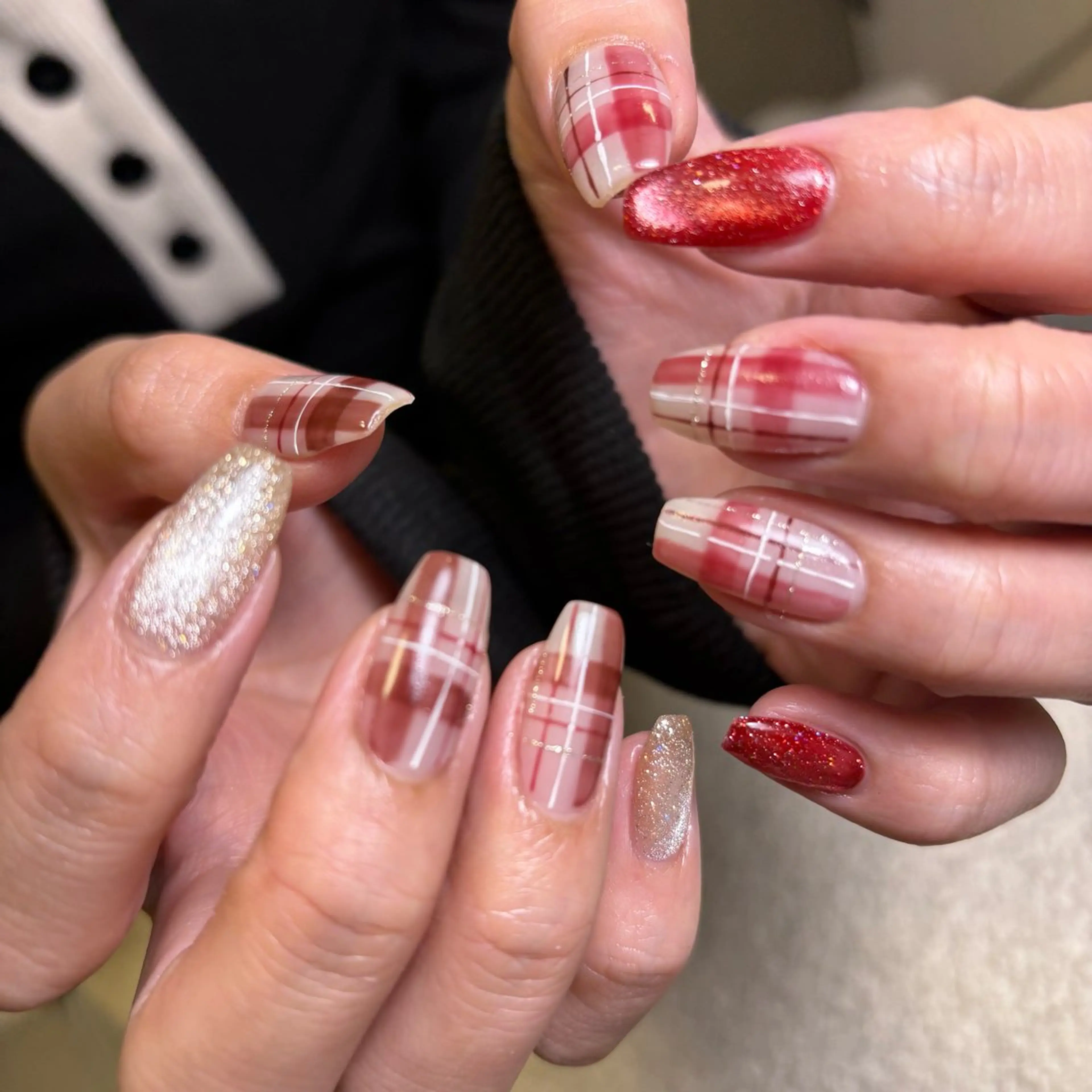 ネイル フラッシュネイル マグネットネイル hazuki / Salon Biのネイルデザイン