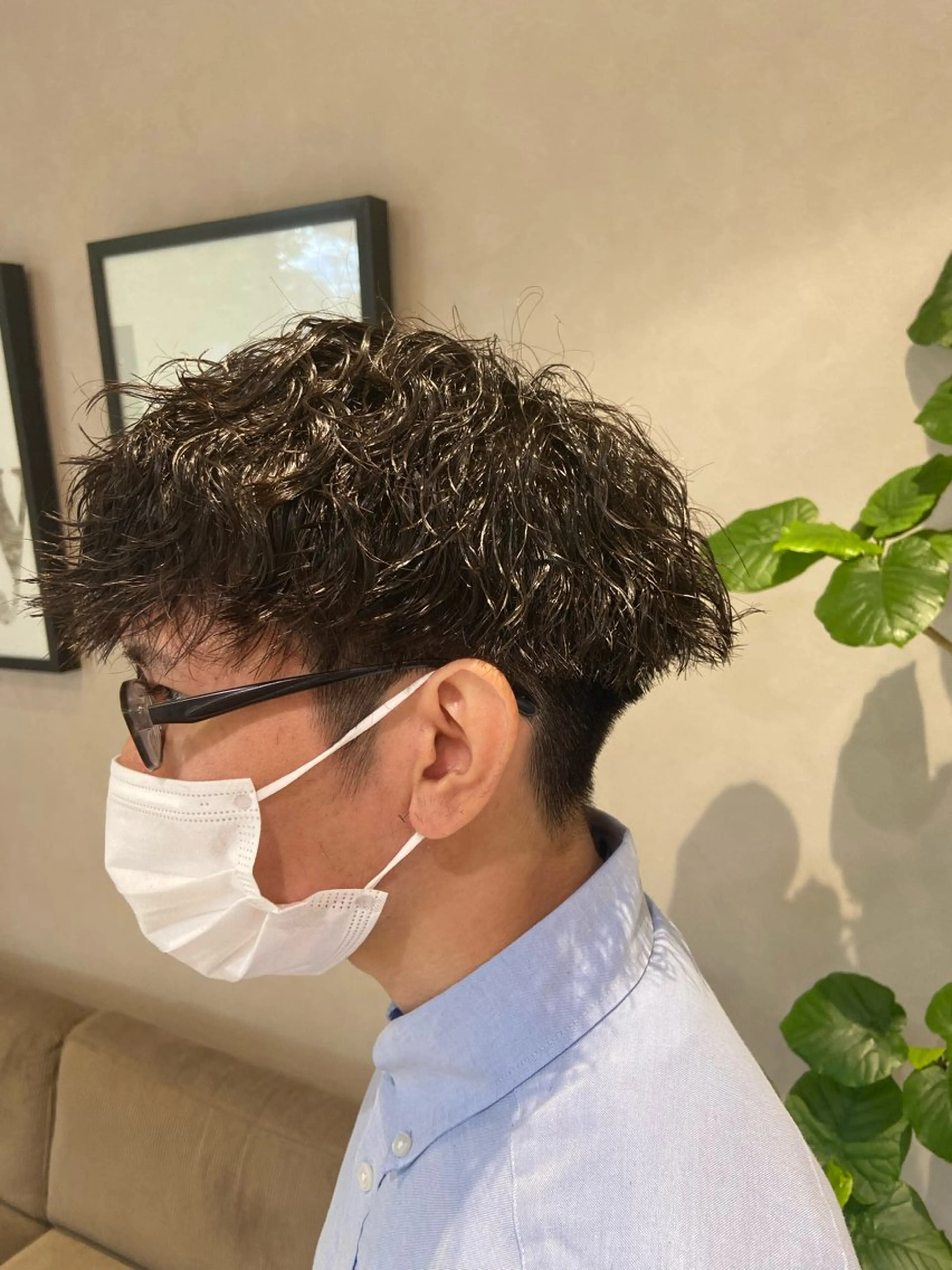 パーマ メンズ 地毛風縮毛矯正 /ニュアンス/はるたのヘアスタイル