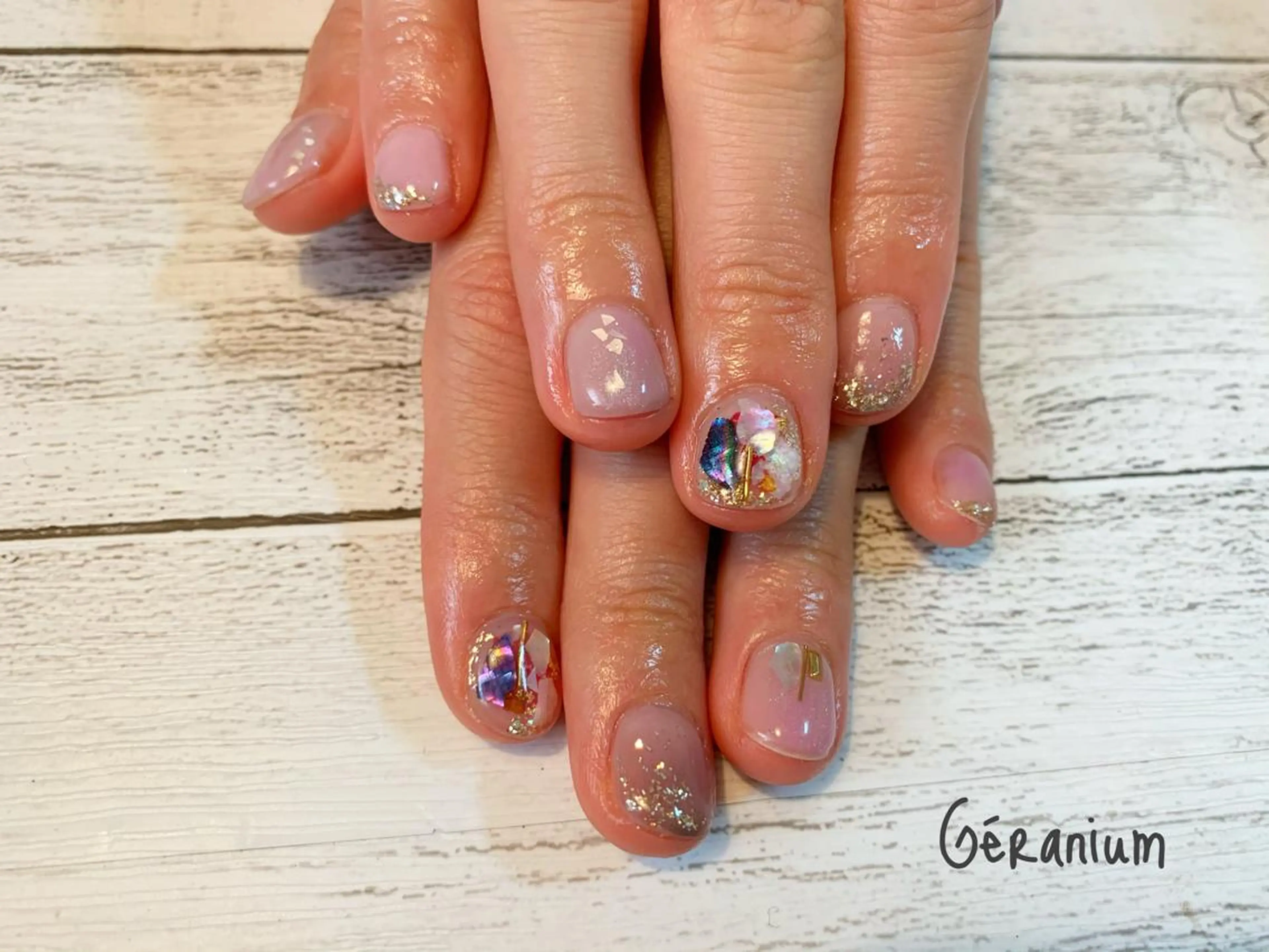 ネイル ハンドネイル GéRanium Harukaのネイルデザイン