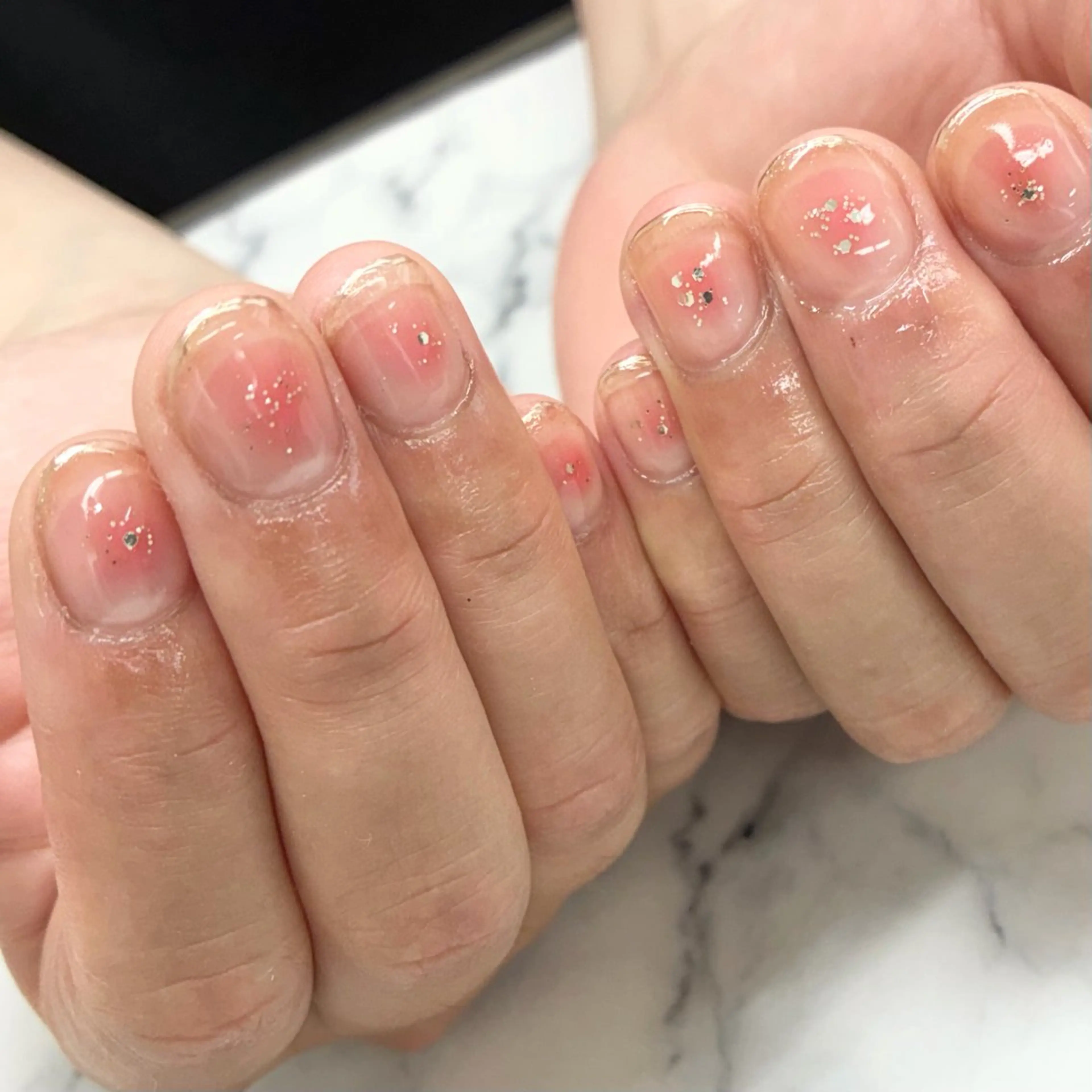 ネイル チークネイル シンプルネイル ハンドネイル Nail Salon Luire  Naoのネイルデザイン