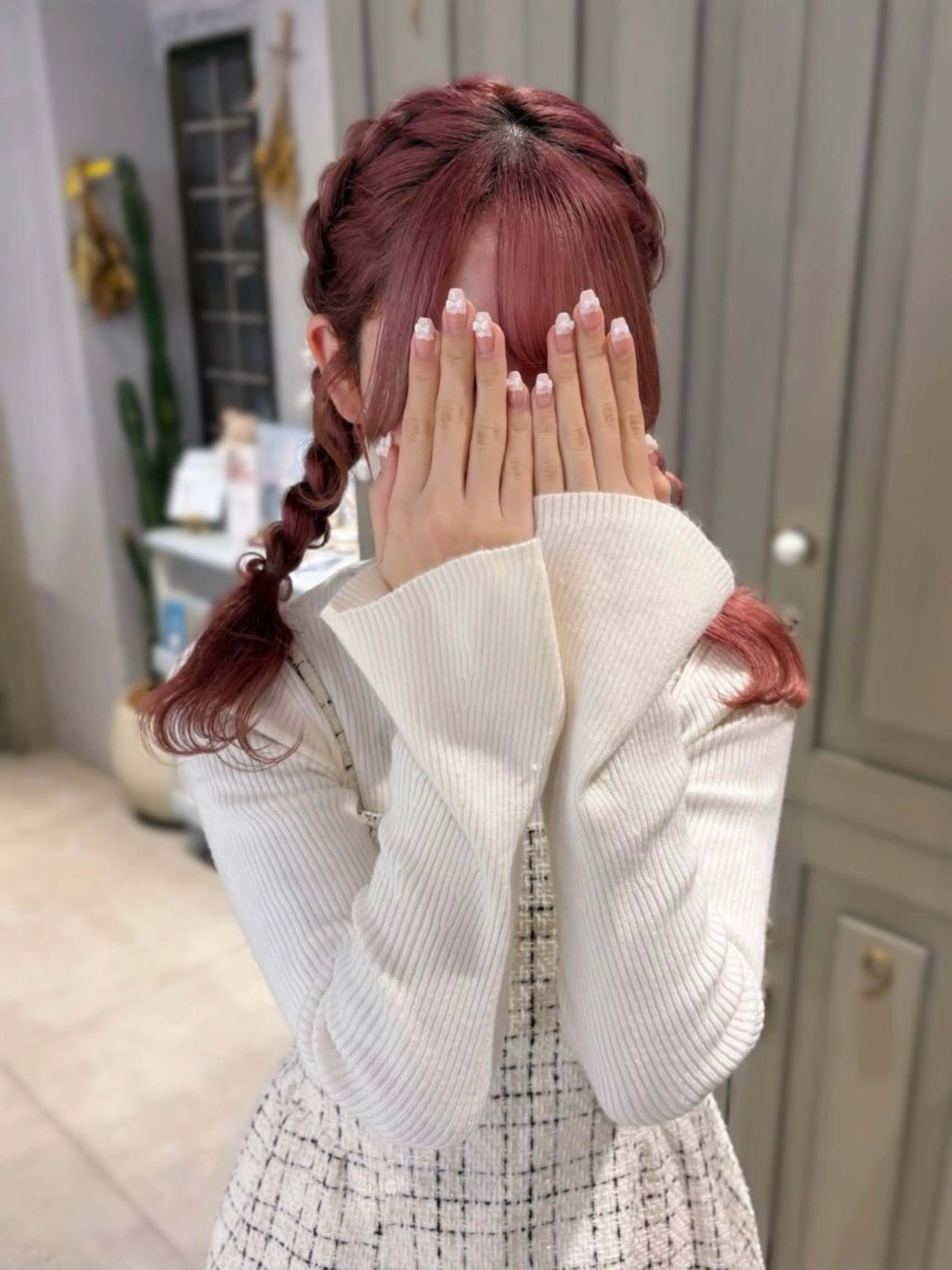 ロング ヘアアレンジ ヘアセット 透明感カラー 💞みどりのヘアスタイル