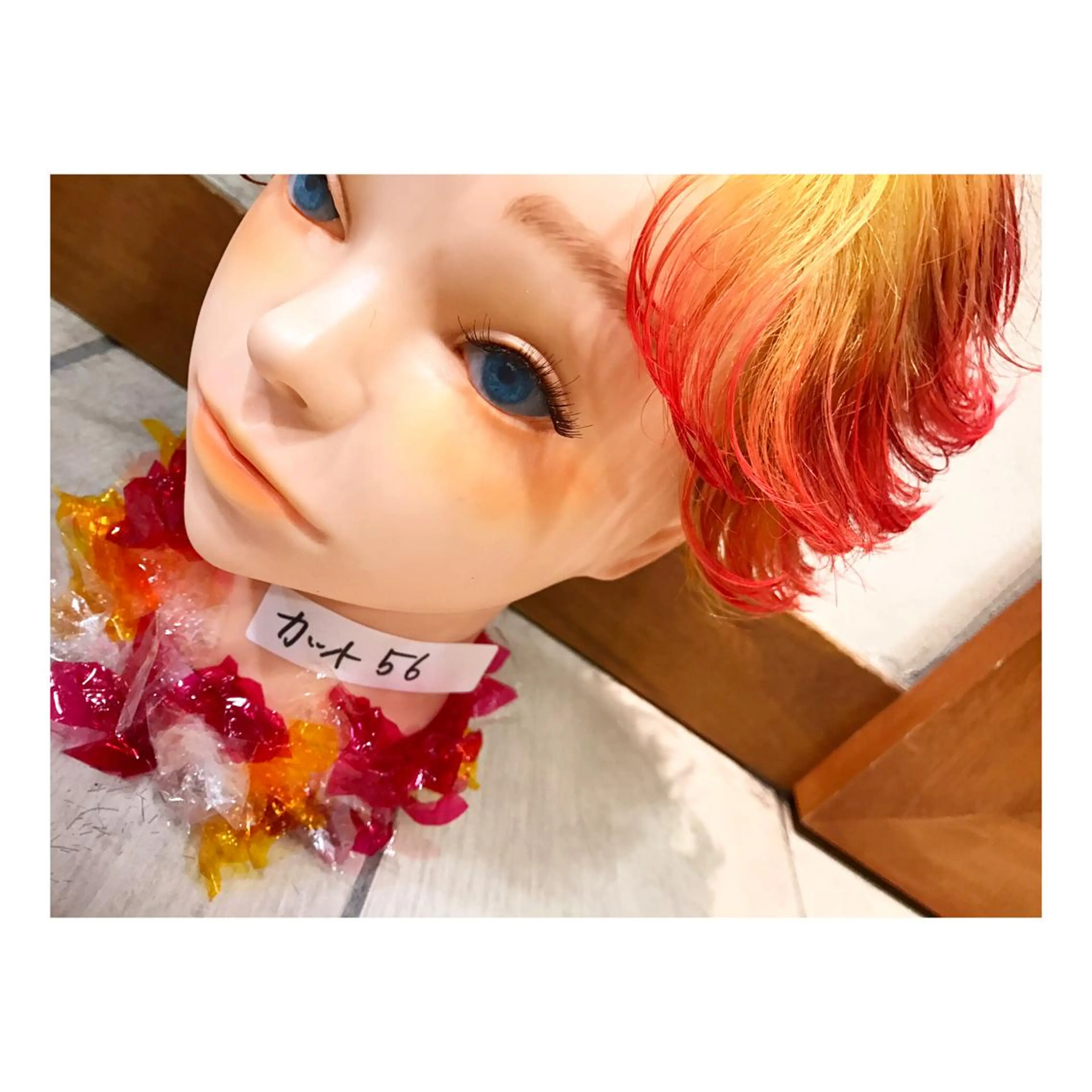 ショート カラー 🪐脱白髪染め 🪐松尾菜々美のヘアスタイル