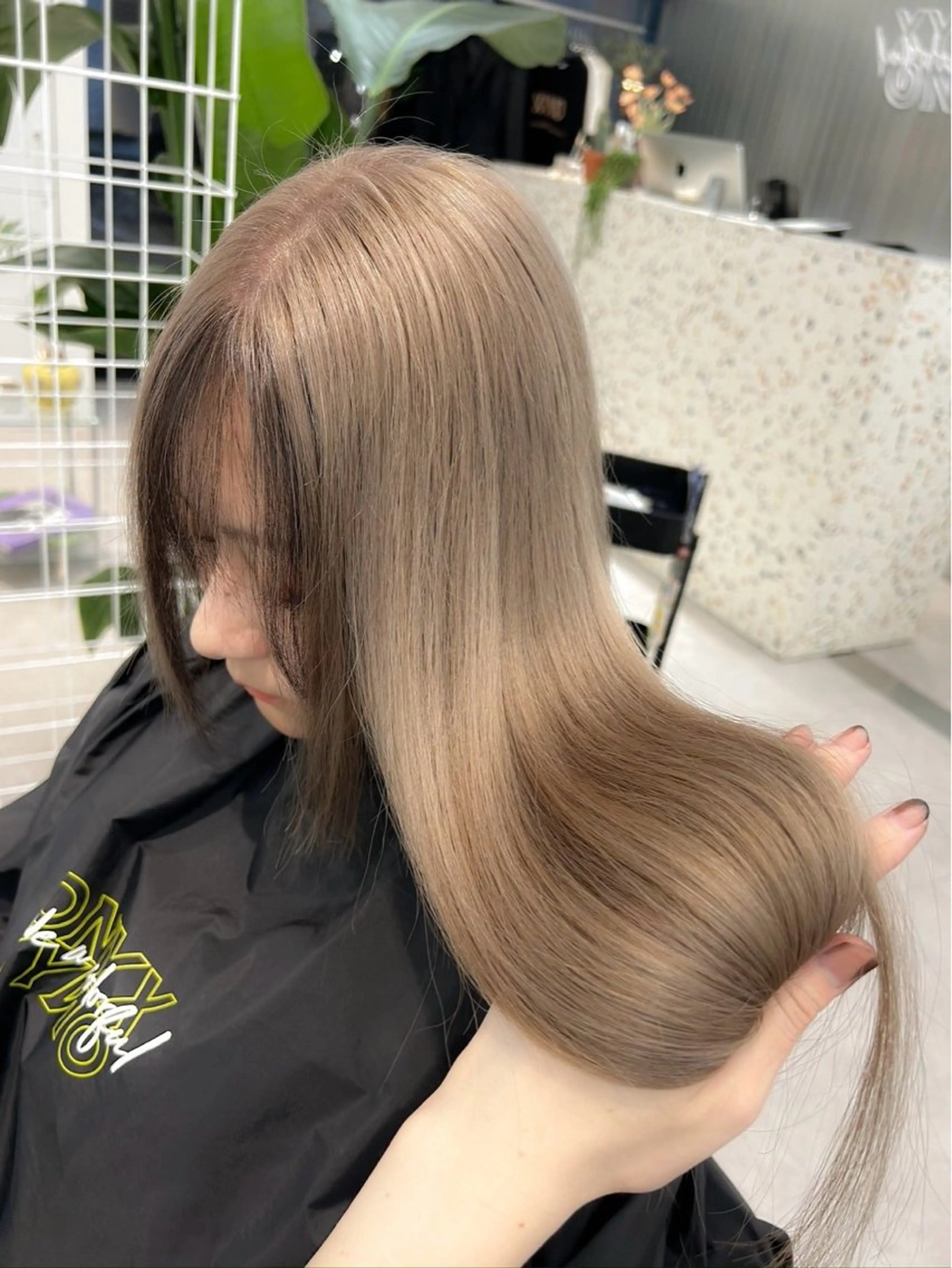 ロング カラー 大人の海外ハイライト coconoのヘアスタイル